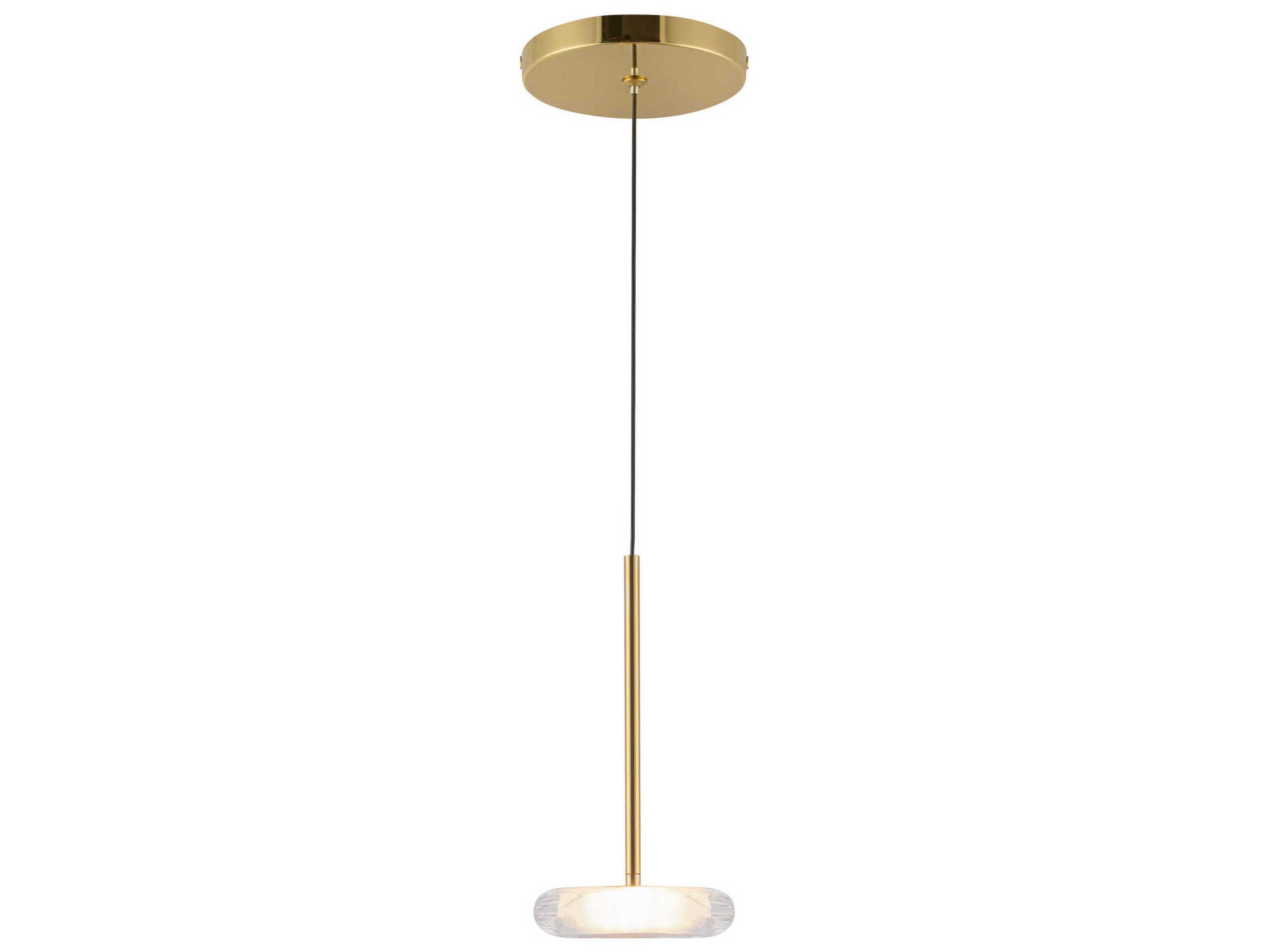 Kuzco Lighting Stephord Metallic Brass Round Mini Pendant