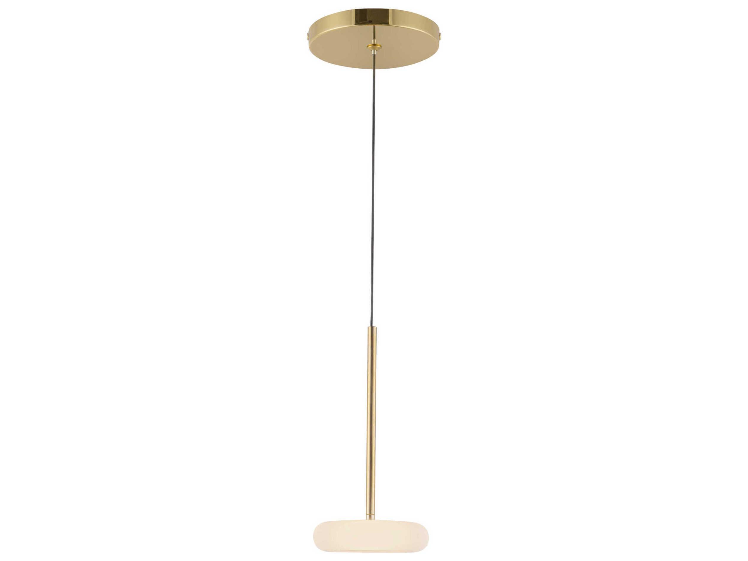 Kuzco Lighting Stephord Metallic Brass Round Mini Pendant