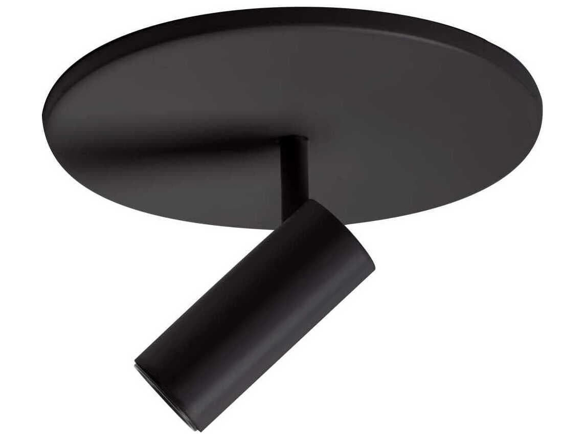 Kuzco Lighting Downey Black Cylinder Semi Flush Mount