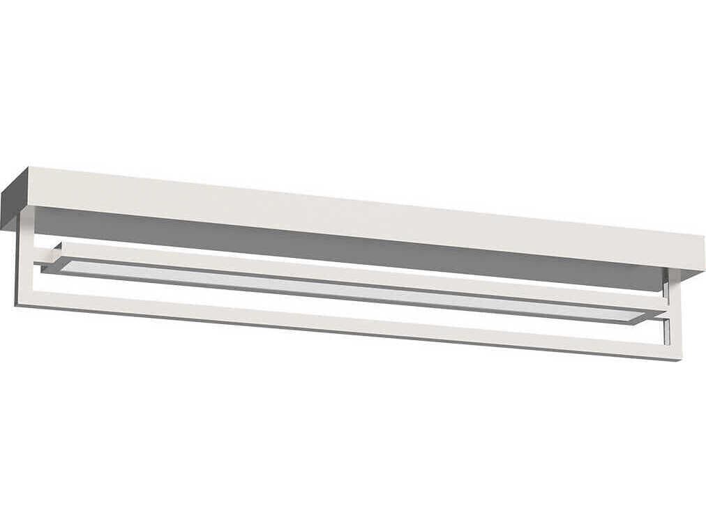 Kuzco Lighting Mondrian Brushed Nickel Linear Semi Flush Mount