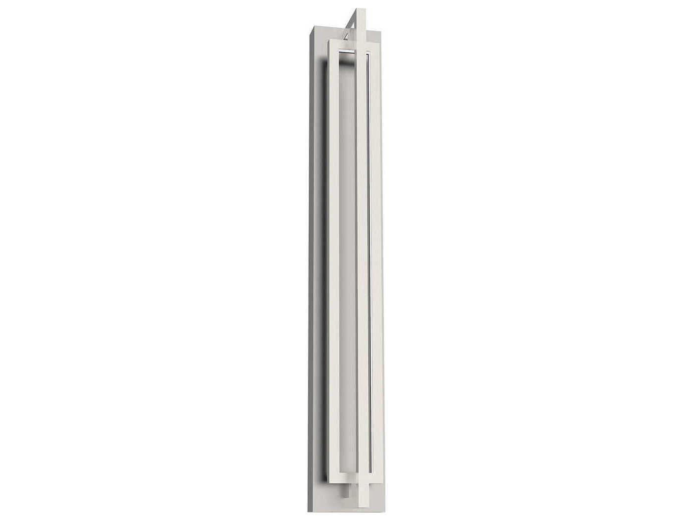 Kuzco Lighting Mondrian Brushed Nickel Linear Semi Flush Mount