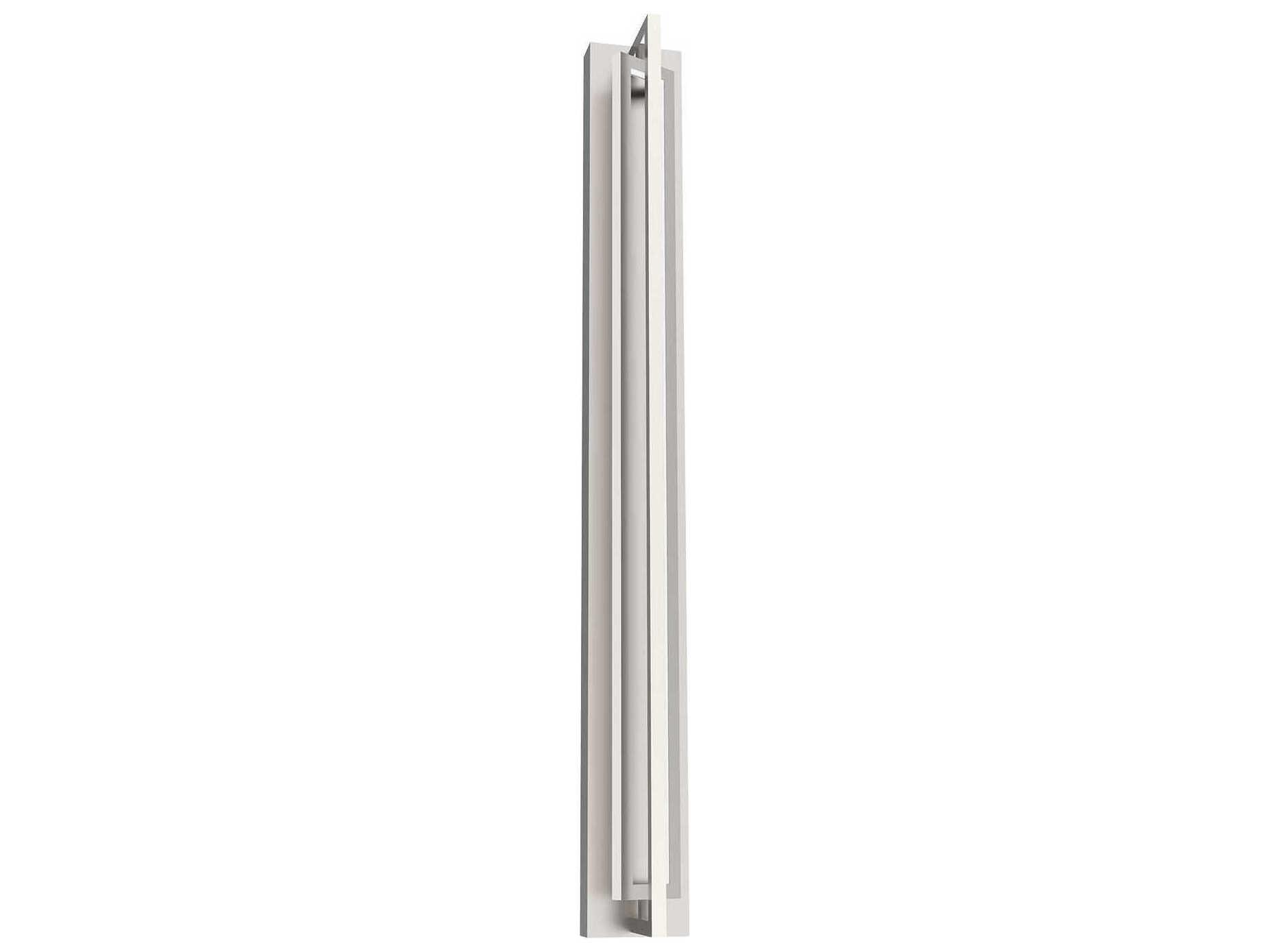 Kuzco Lighting Mondrian Brushed Nickel Linear Semi Flush Mount