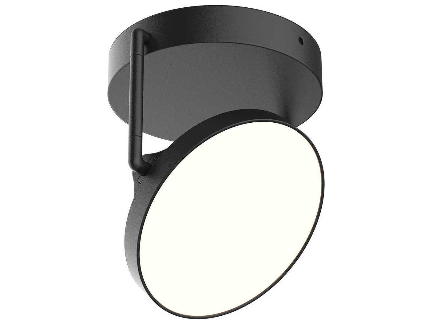 Kuzco Lighting Novel Black Round Semi Flush Mount