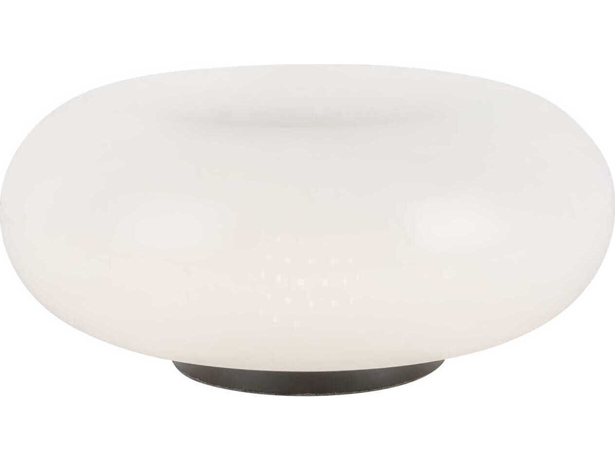 Kuzco Lighting Nimbus Black Matte Opal Glass Table Lamp