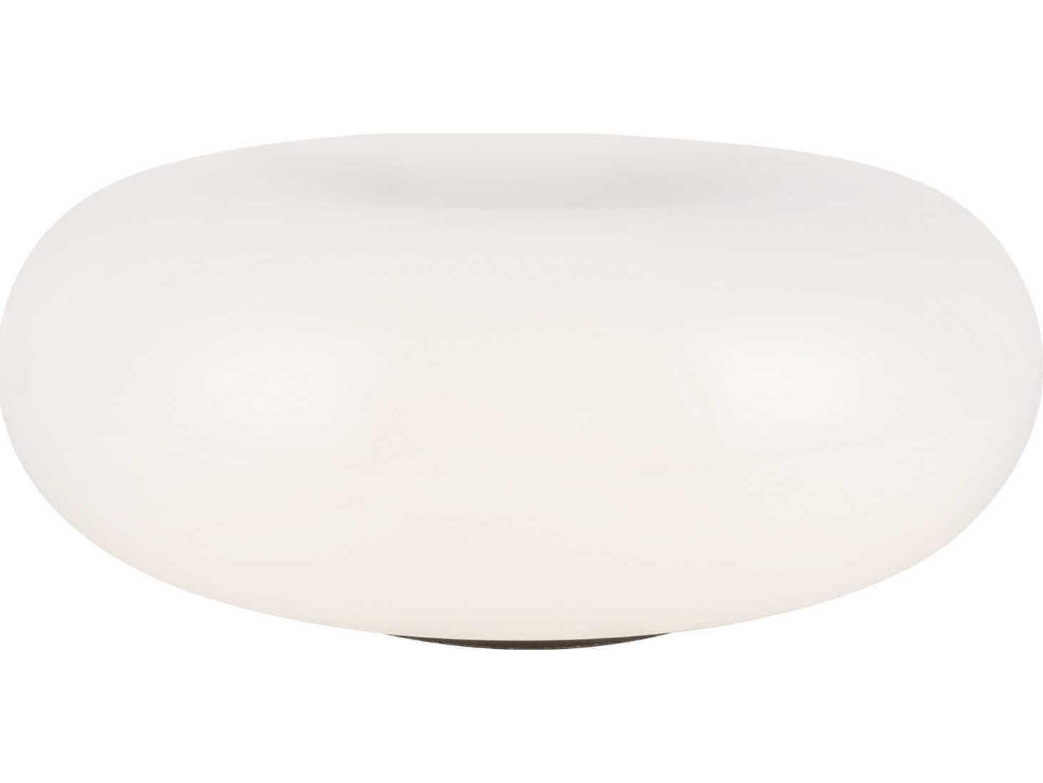 Kuzco Lighting Nimbus Black Matte Opal Glass Table Lamp