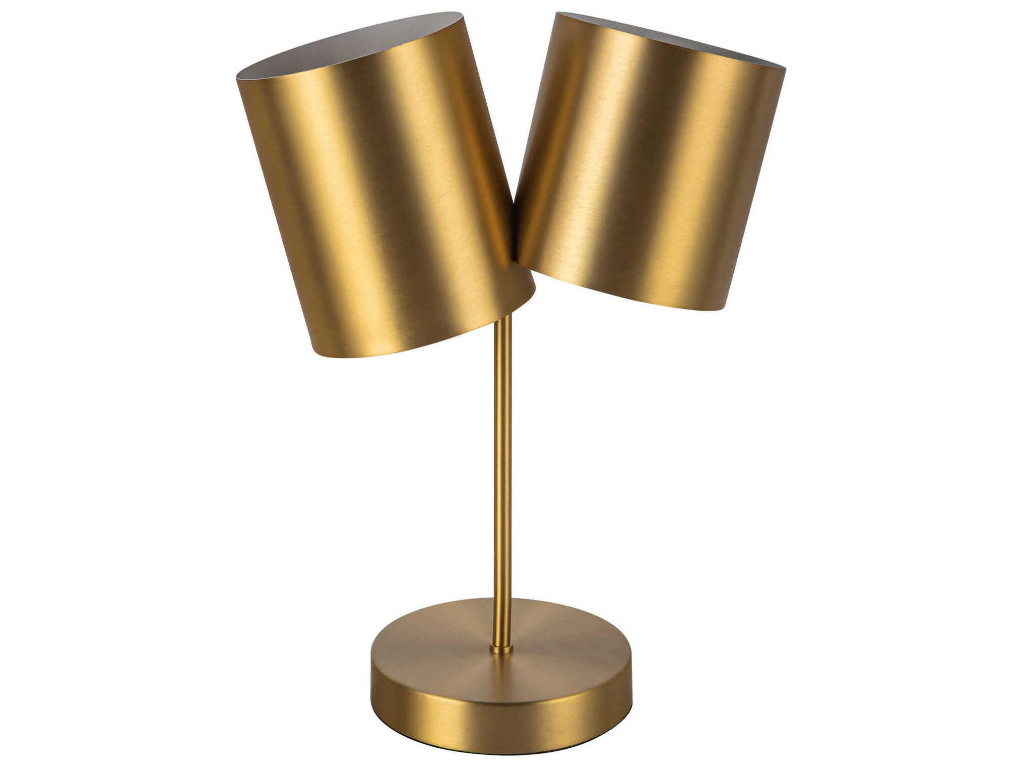 Kuzco Lighting Keiko Brushed Gold Table Lamp