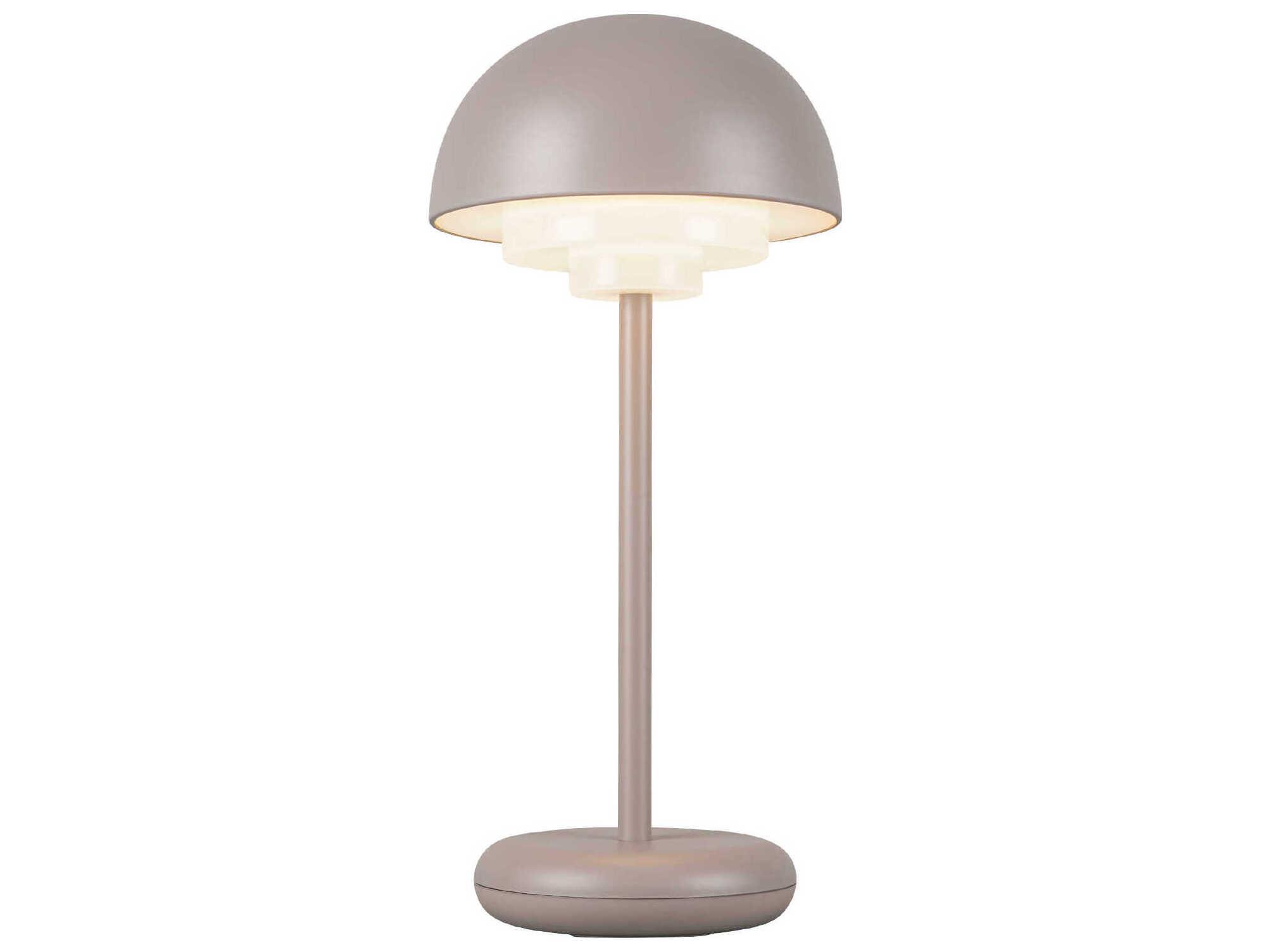 Kuzco Lighting Hinata Moonstone Gray Table Lamp