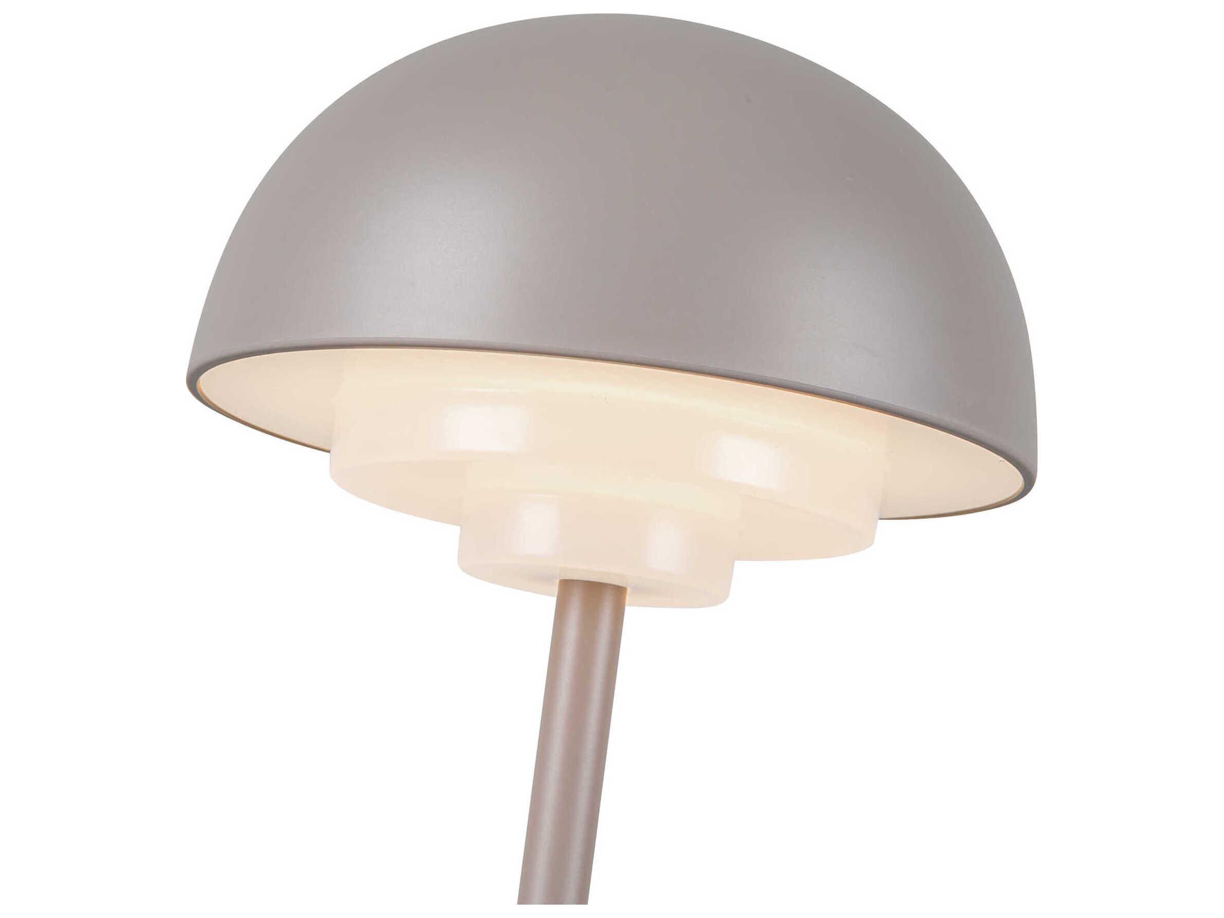 Kuzco Lighting Hinata Moonstone Gray Table Lamp