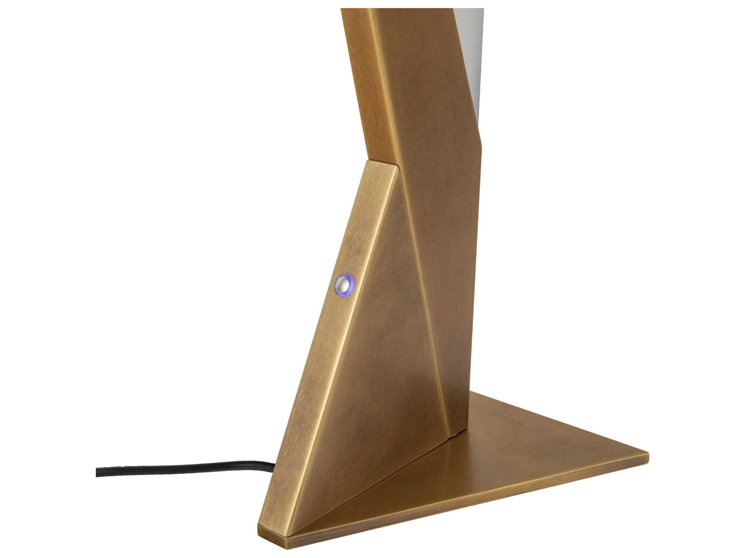 Kuzco Lighting Tachi Vintage Brass Table Lamp