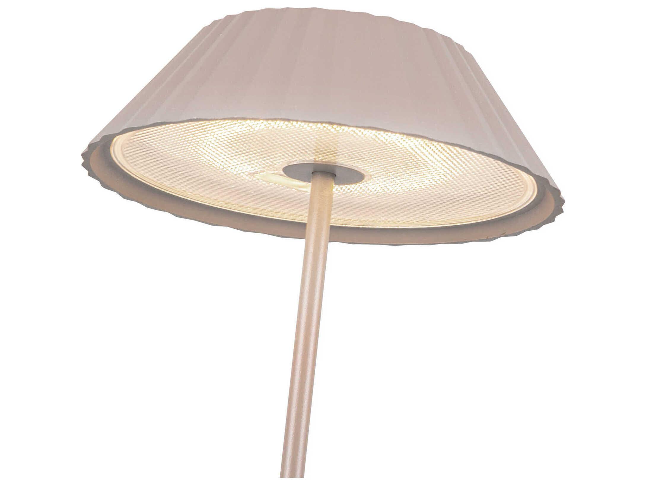 Kuzco Lighting Pela Moonstone Gray Table Lamp