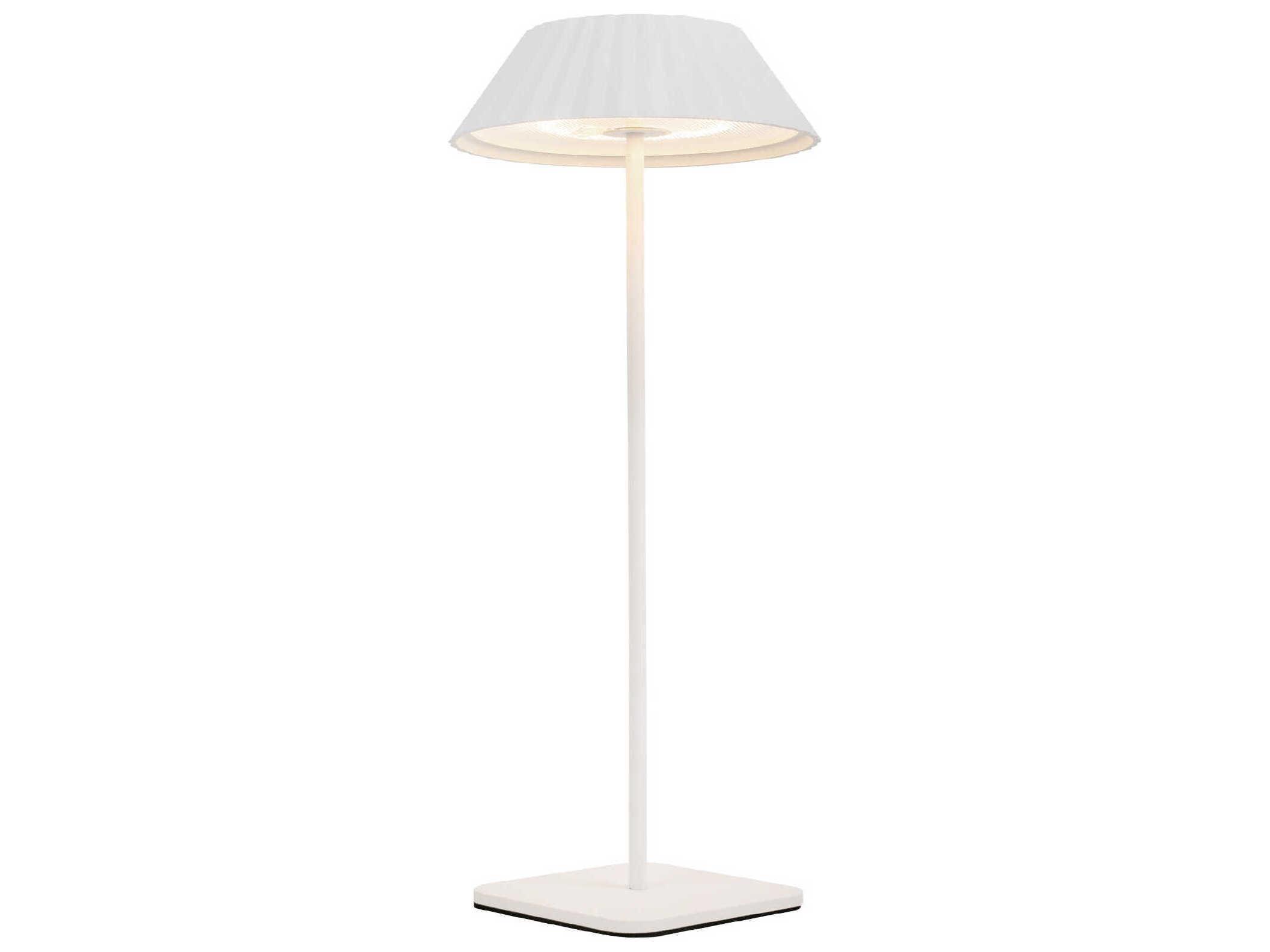 Kuzco Lighting Pela White Table Lamp