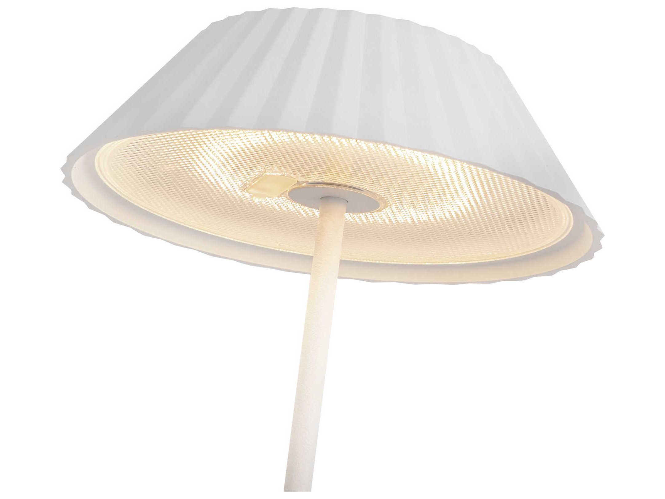 Kuzco Lighting Pela White Table Lamp