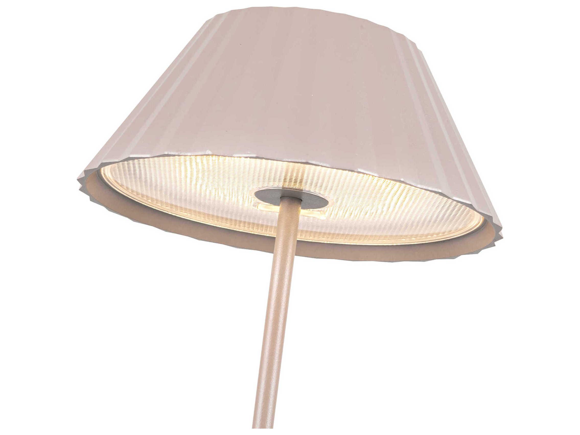 Kuzco Lighting Zola Moonstone Gray Table Lamp