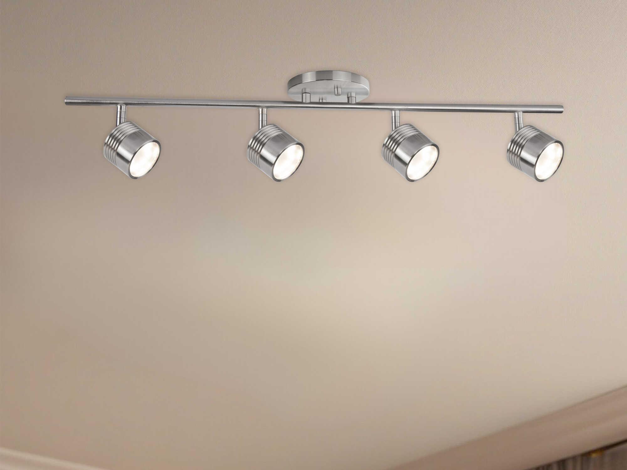 Kuzco Lighting Lyra Brushed Nickel Linear Track & Rail Light