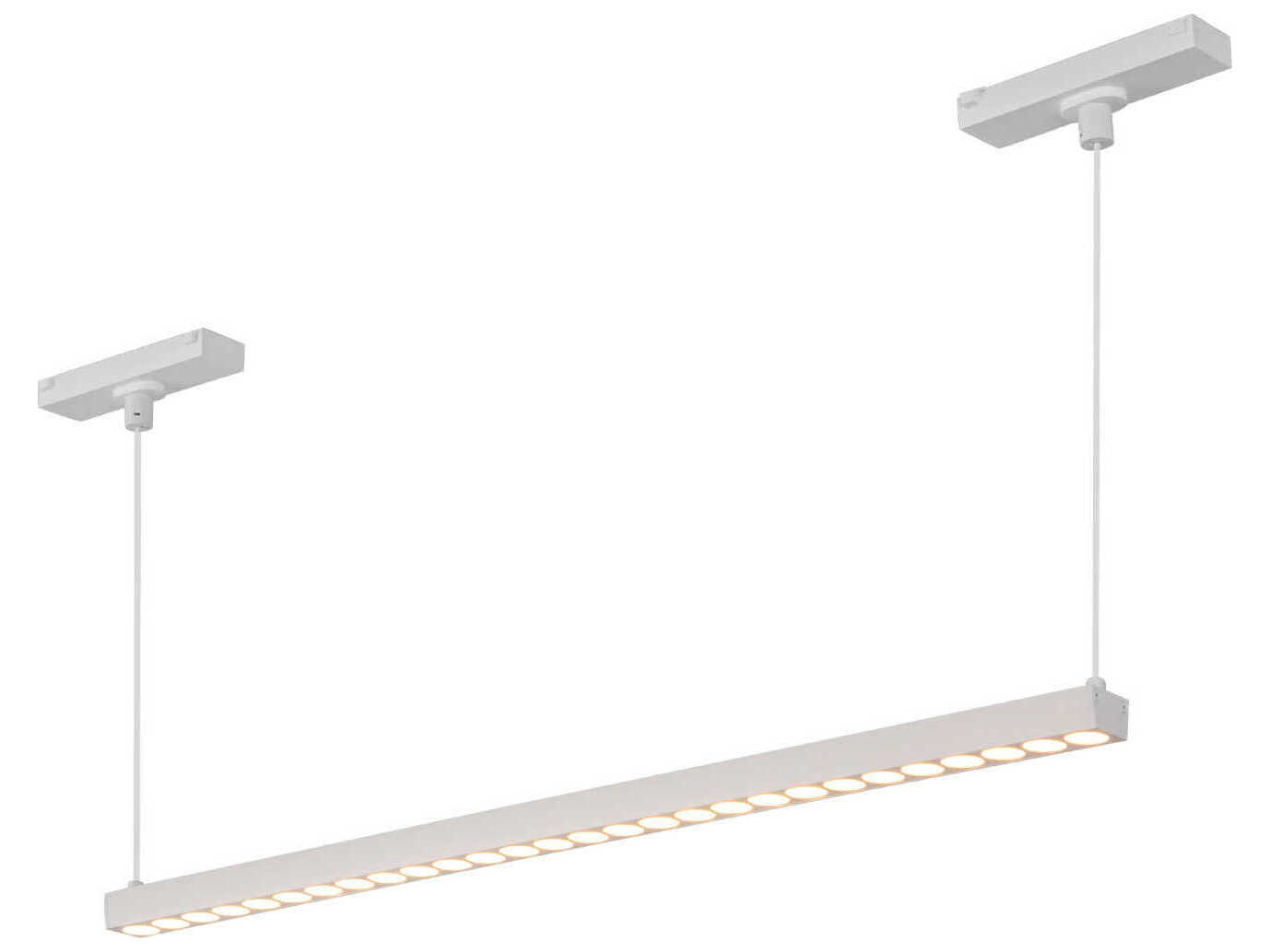 Kuzco Lighting Kyan White Trilo Track Linear Pendant