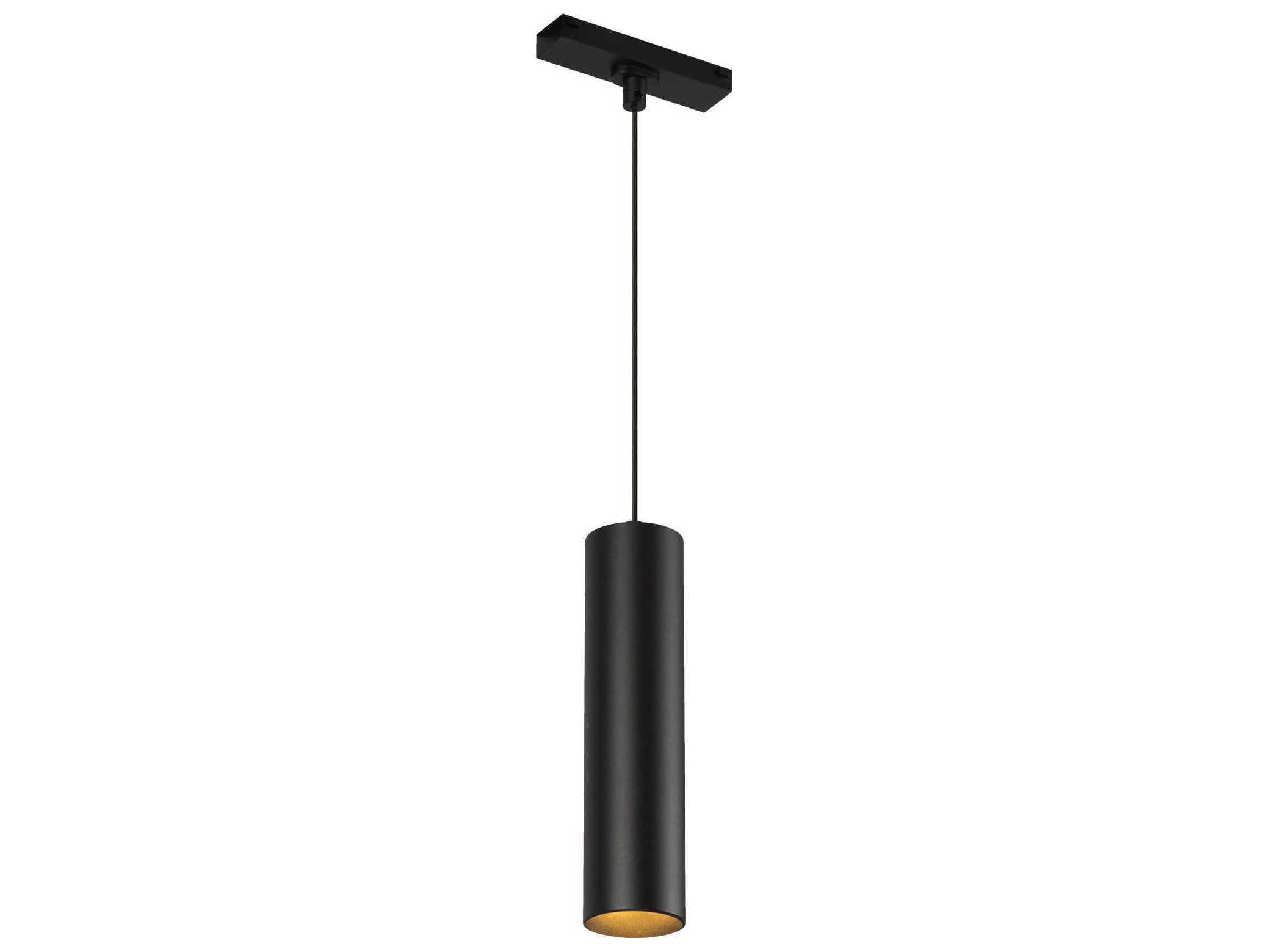 Kuzco Lighting Remuda Black Cylinder Mini Pendant