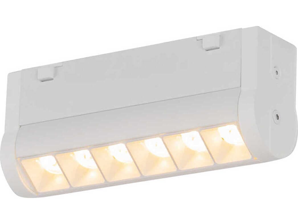 Kuzco Lighting Holo Shift White Linear Trilo Track Directional Light