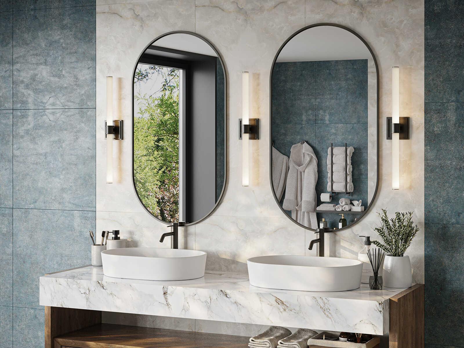 Kuzco Lighting Rona Black Wall Sconce