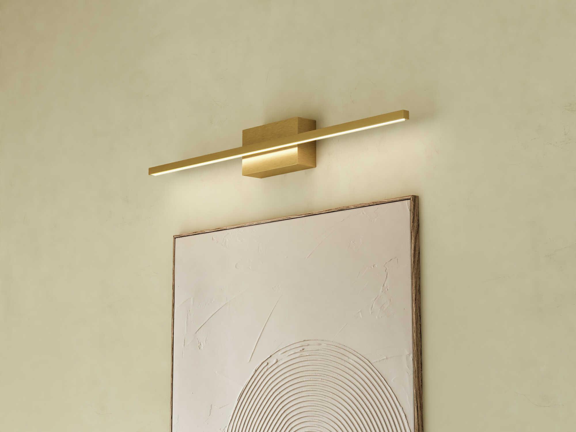 Kuzco Lighting Vega Minor Brushed Gold Vanity Light