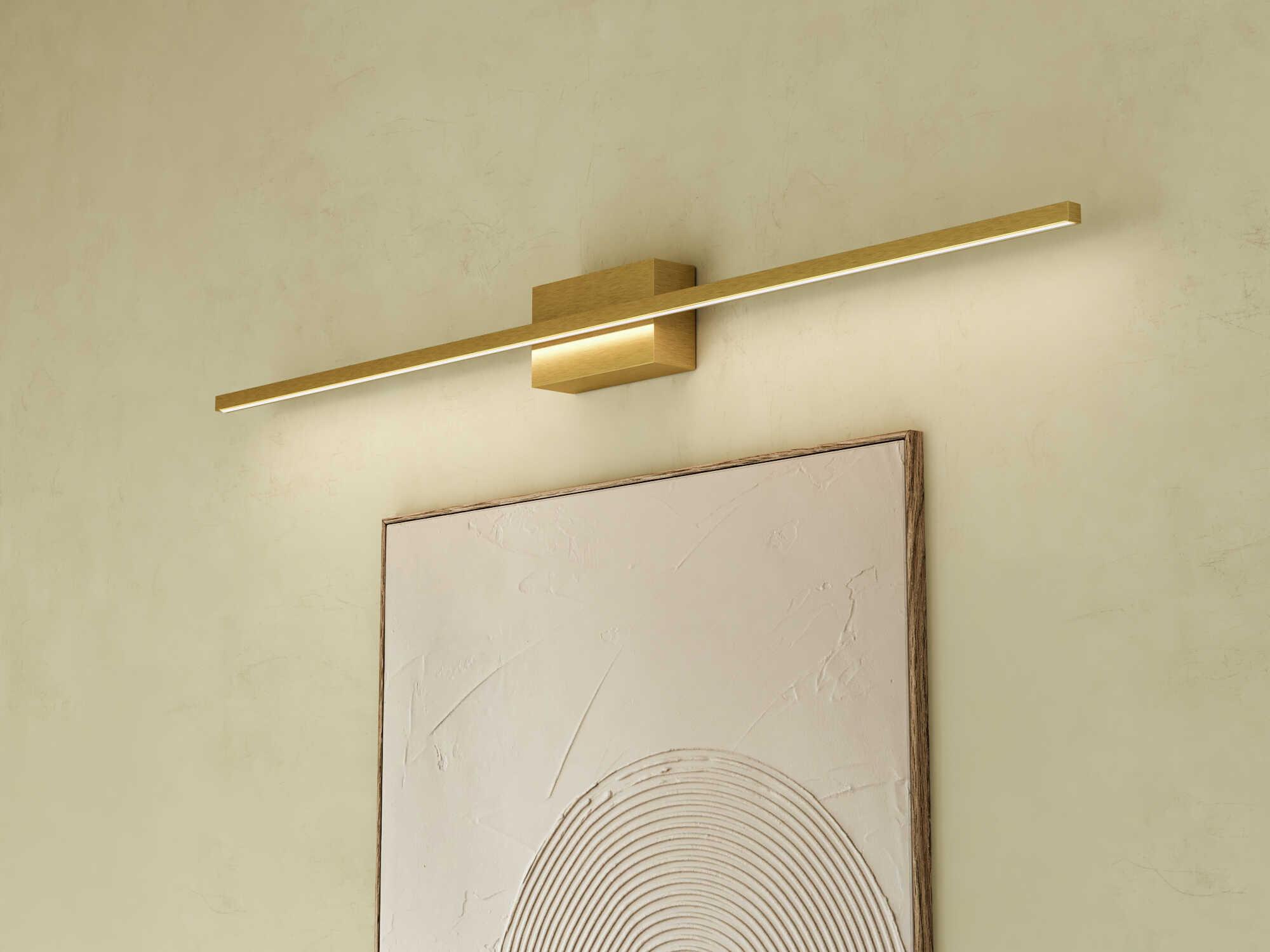 Kuzco Lighting Vega Minor Brushed Gold Vanity Light