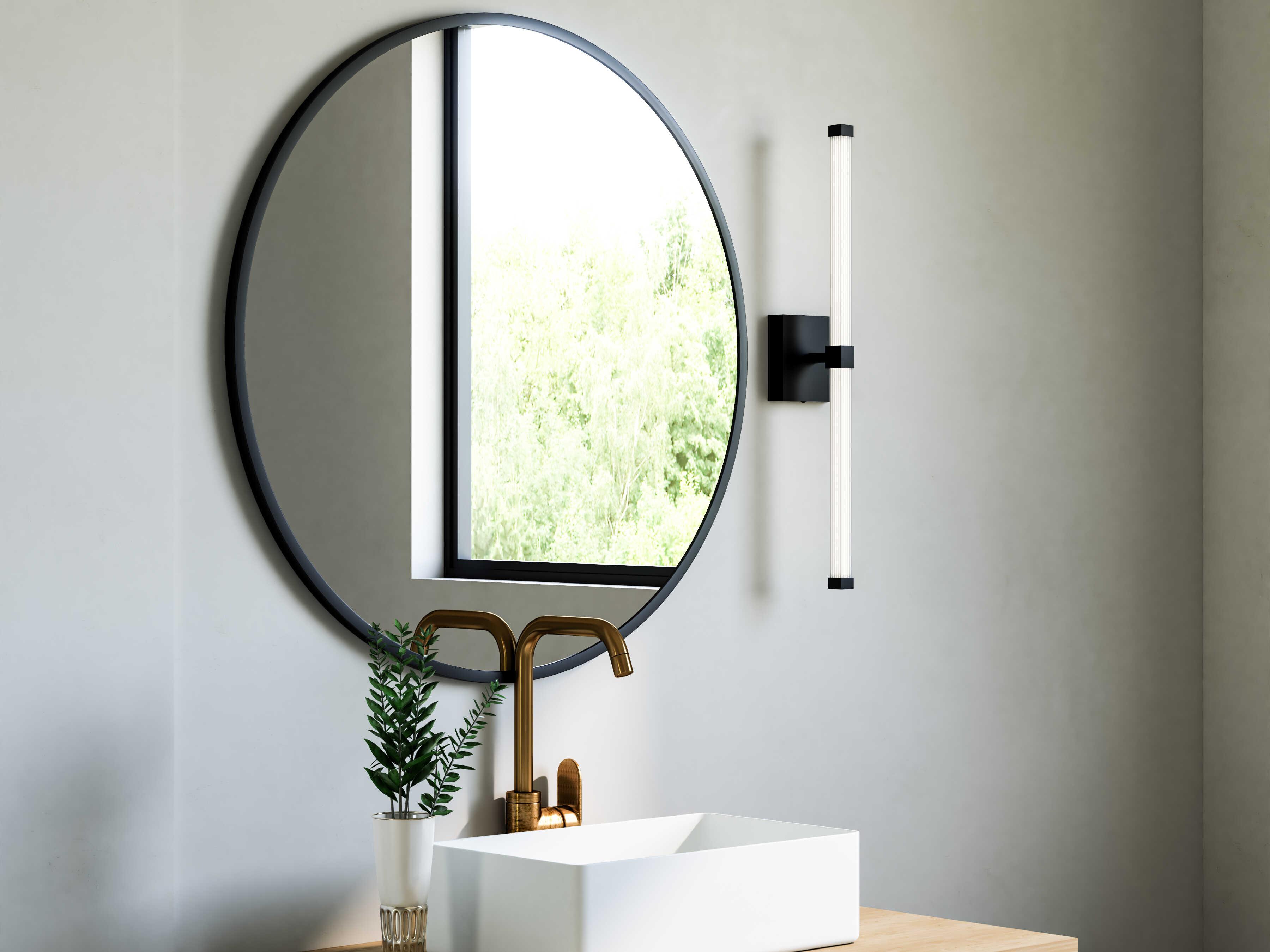 Kuzco Lighting Blade Black Wall Sconce