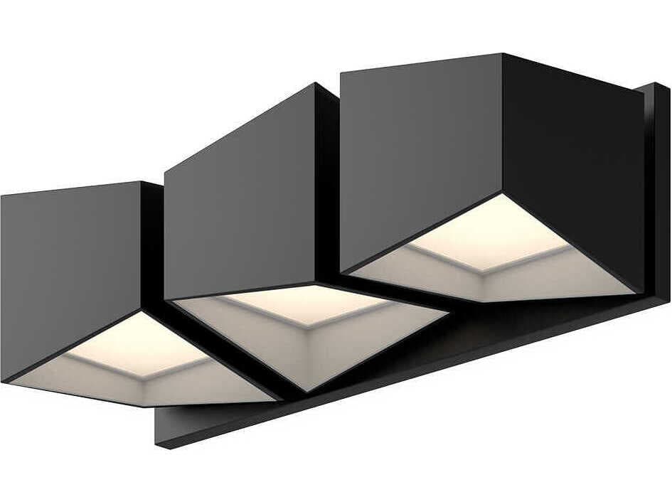 Kuzco Lighting Cubix Black White Vanity Light