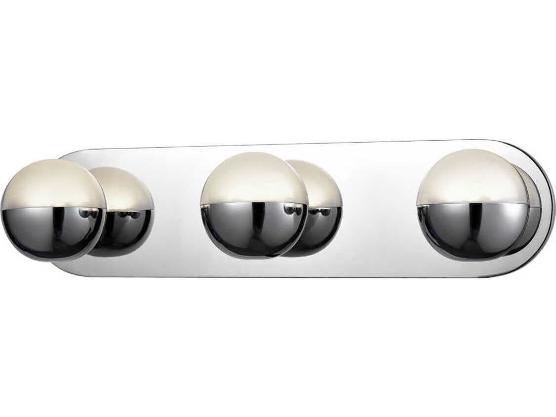 Kuzco Lighting Pluto Chrome Vanity Light