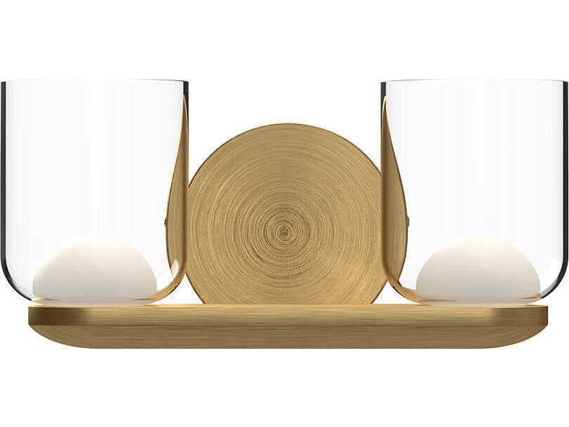 Kuzco Lighting Cedar Brushed Gold Vanity Light