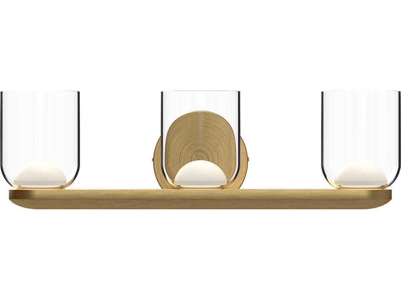 Kuzco Lighting Cedar Brushed Gold Vanity Light