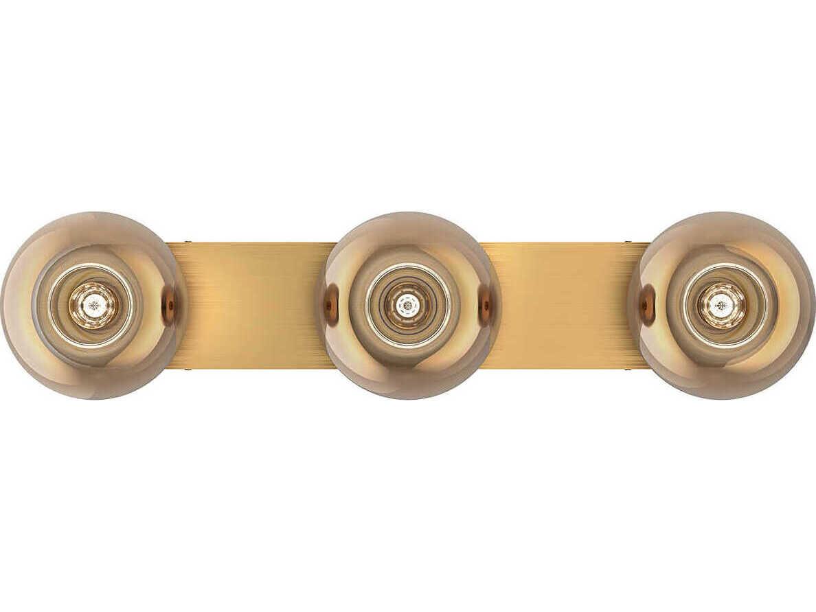 Kuzco Lighting Samar 3-Light Brushed Gold Copper Vanity Light