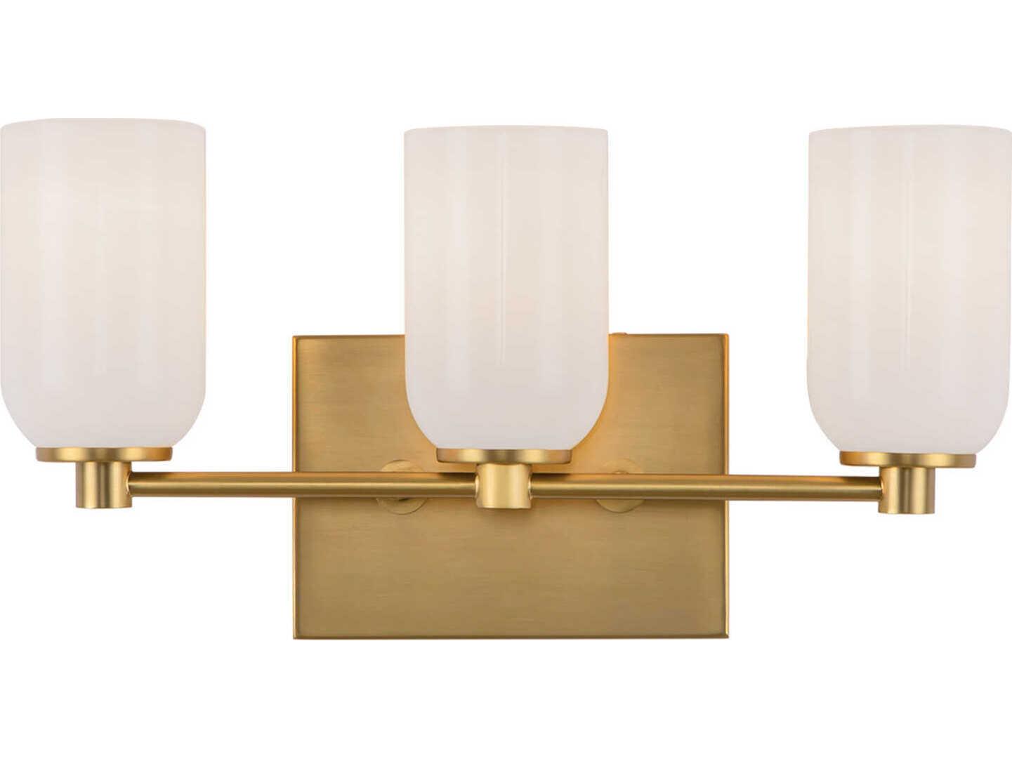 Kuzco Lighting Nola 3-Light Brushed Gold Vanity Light