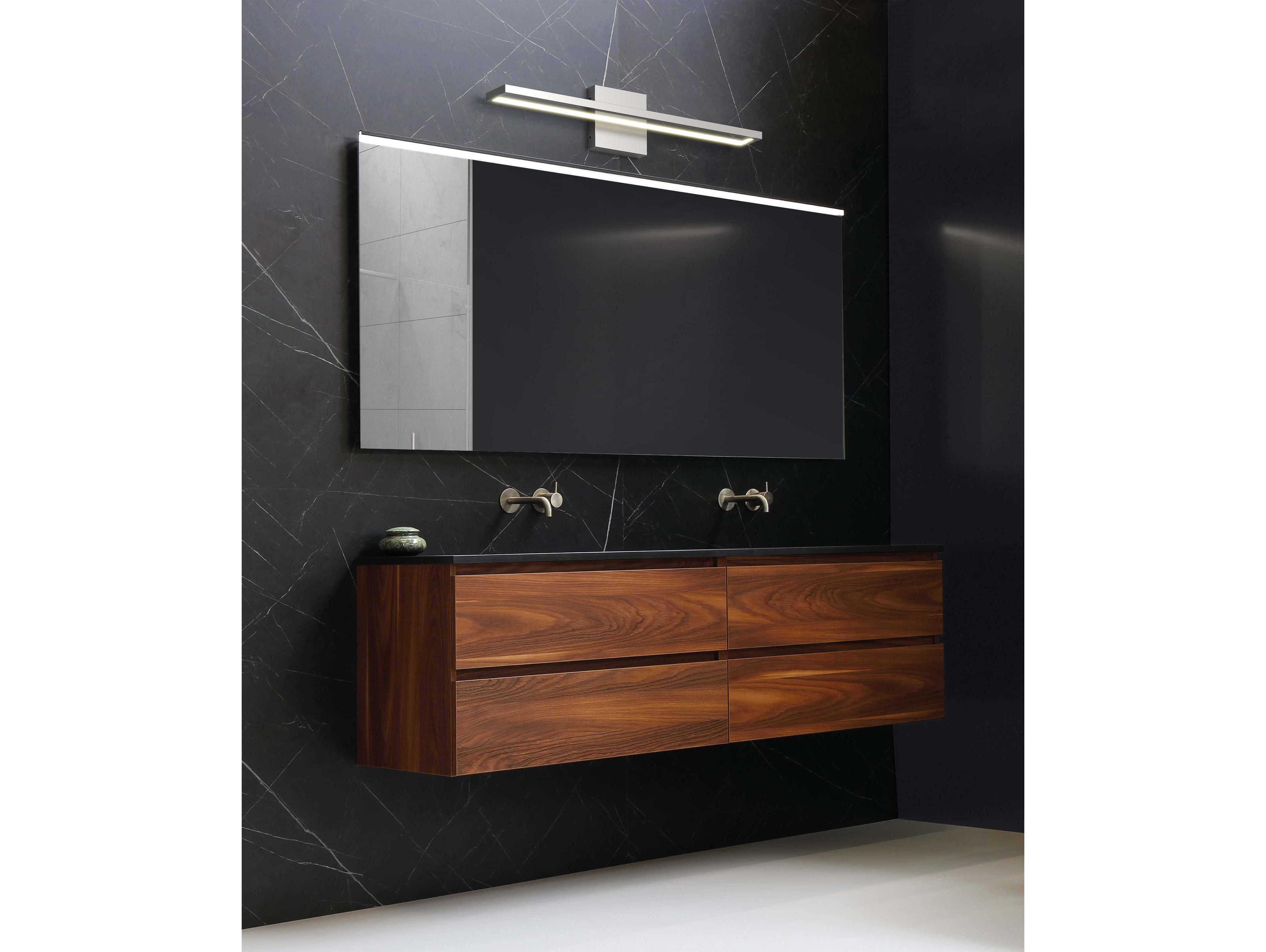 Kuzco Lighting Brio Brushed Nickel Vanity Light