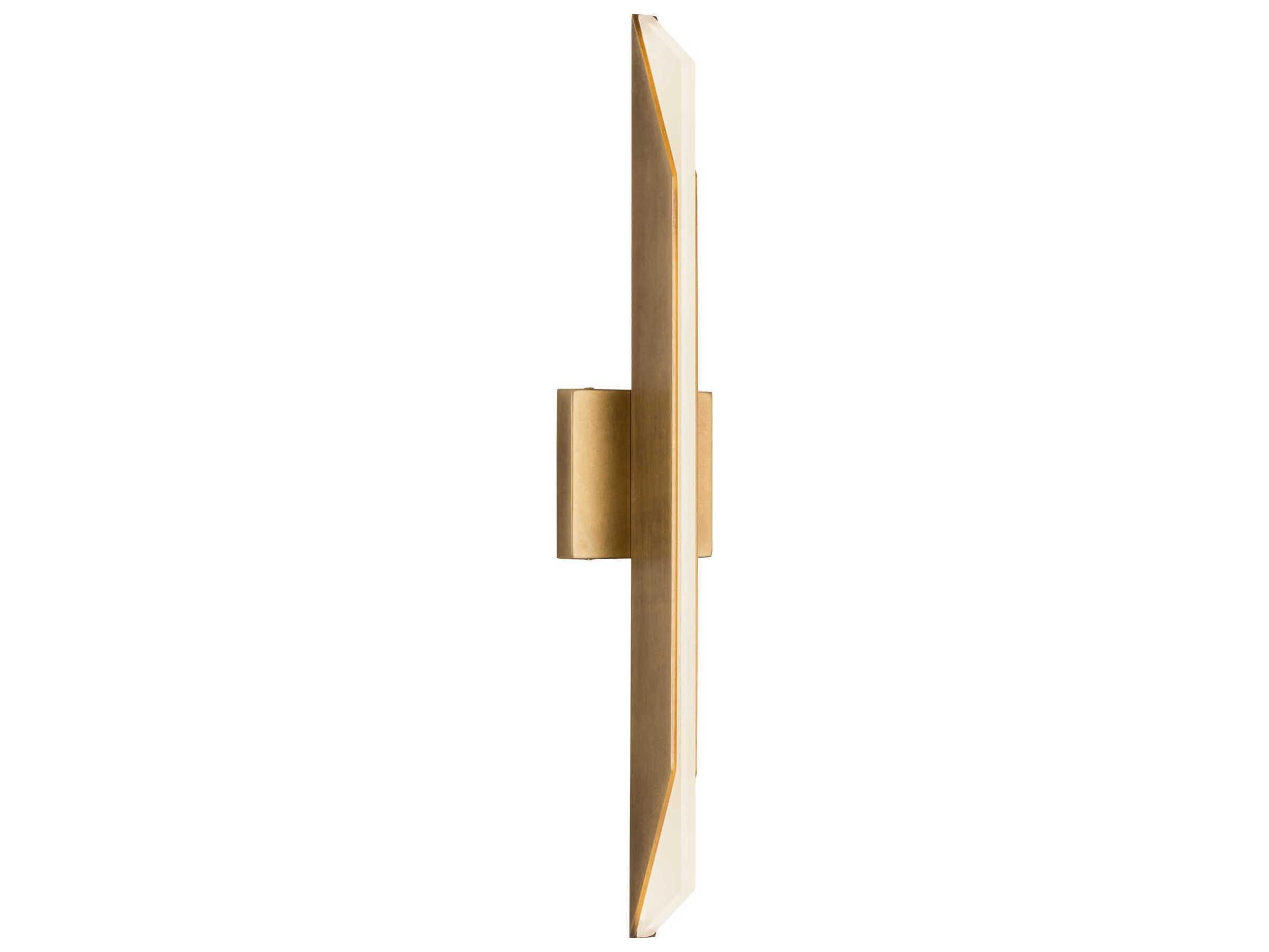 Kuzco Lighting Tachi Vintage Brass Vanity Light