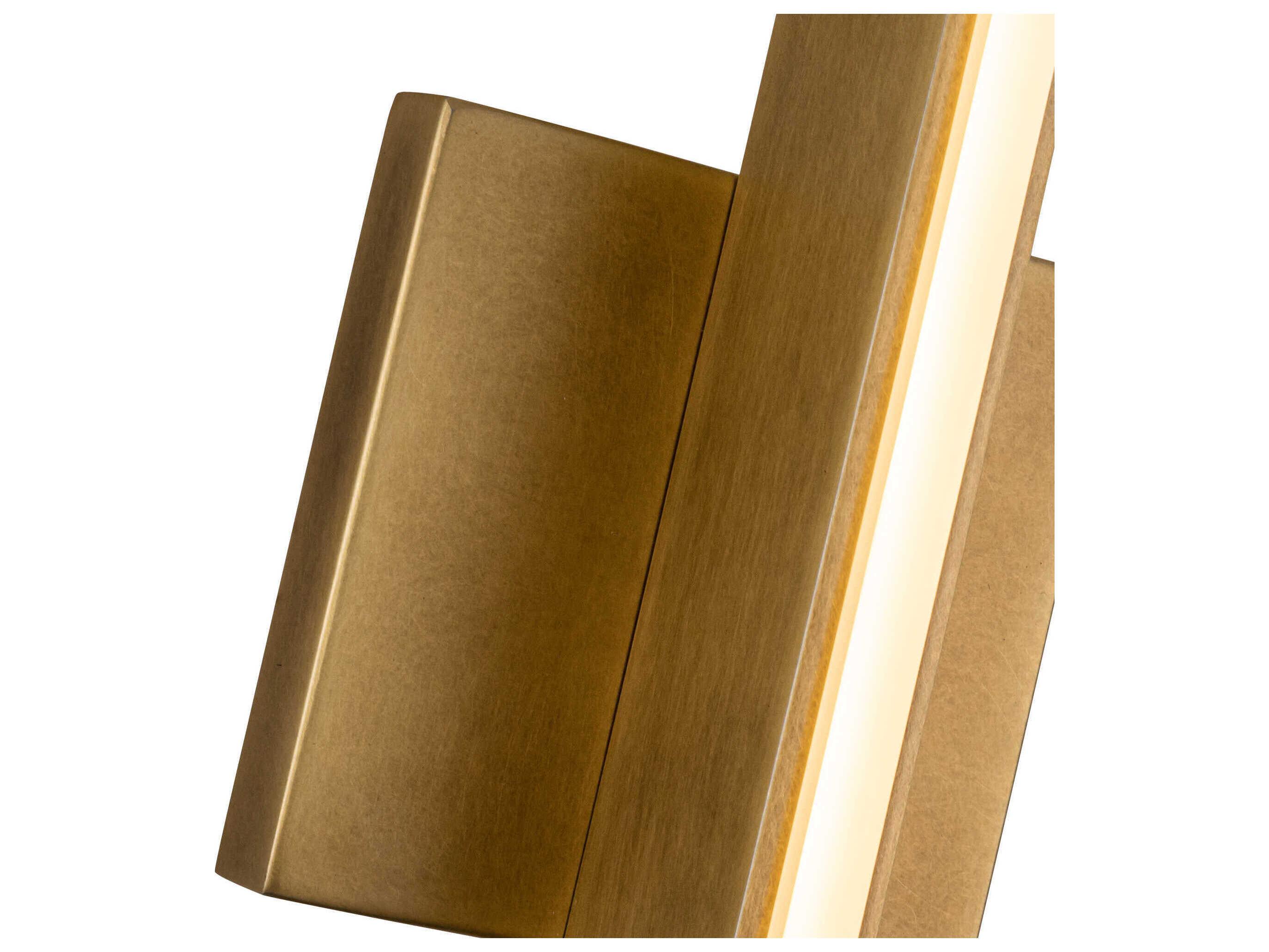 Kuzco Lighting Tachi Vintage Brass Vanity Light