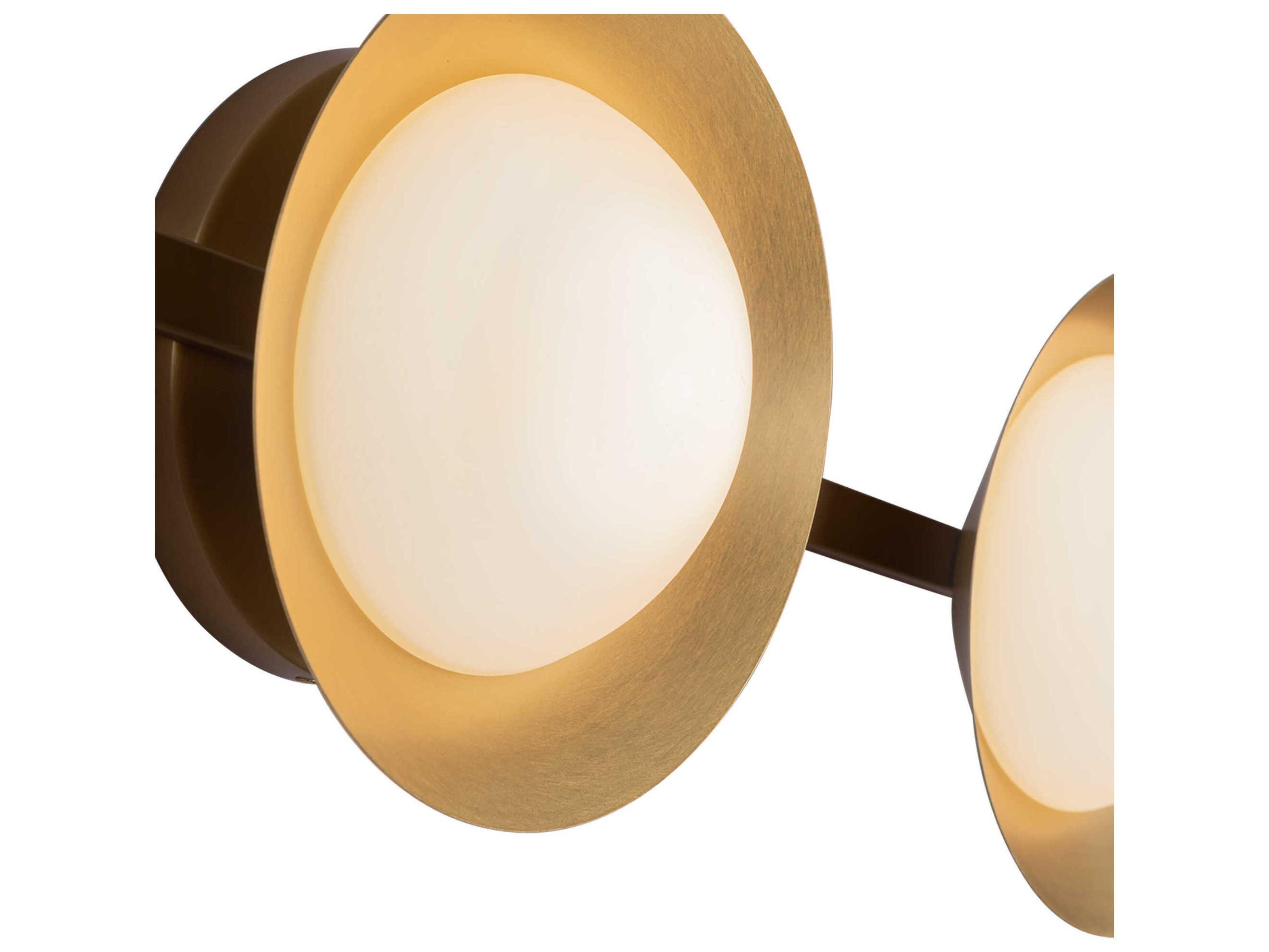 Kuzco Lighting Cleo Brushed Gold Vanity Light
