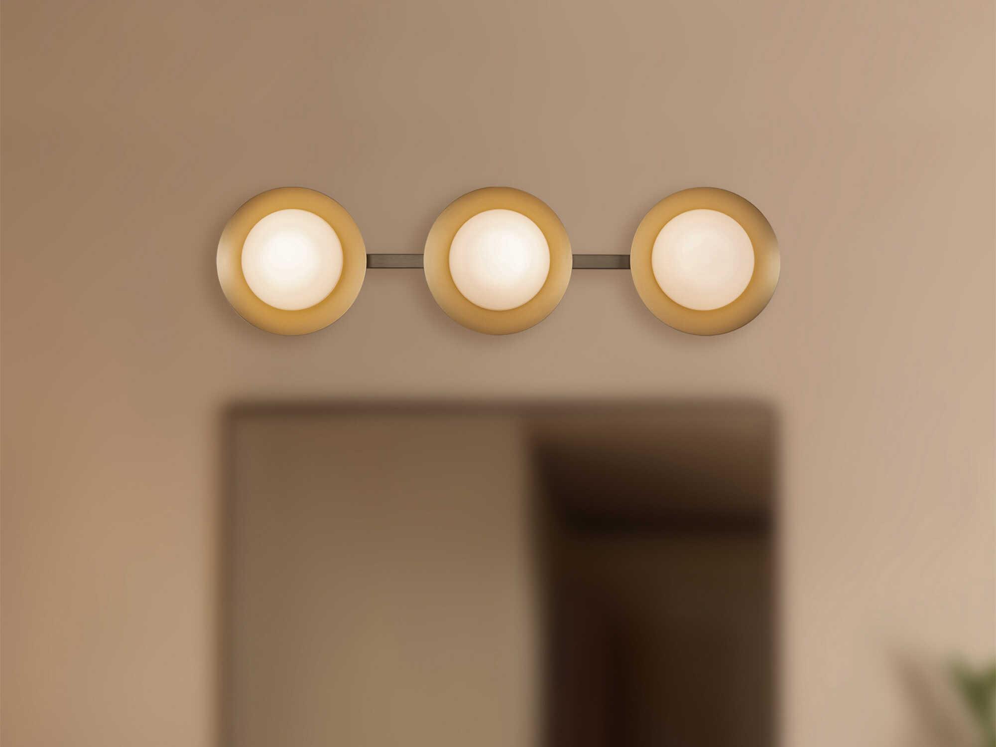 Kuzco Lighting Cleo Brushed Gold Vanity Light