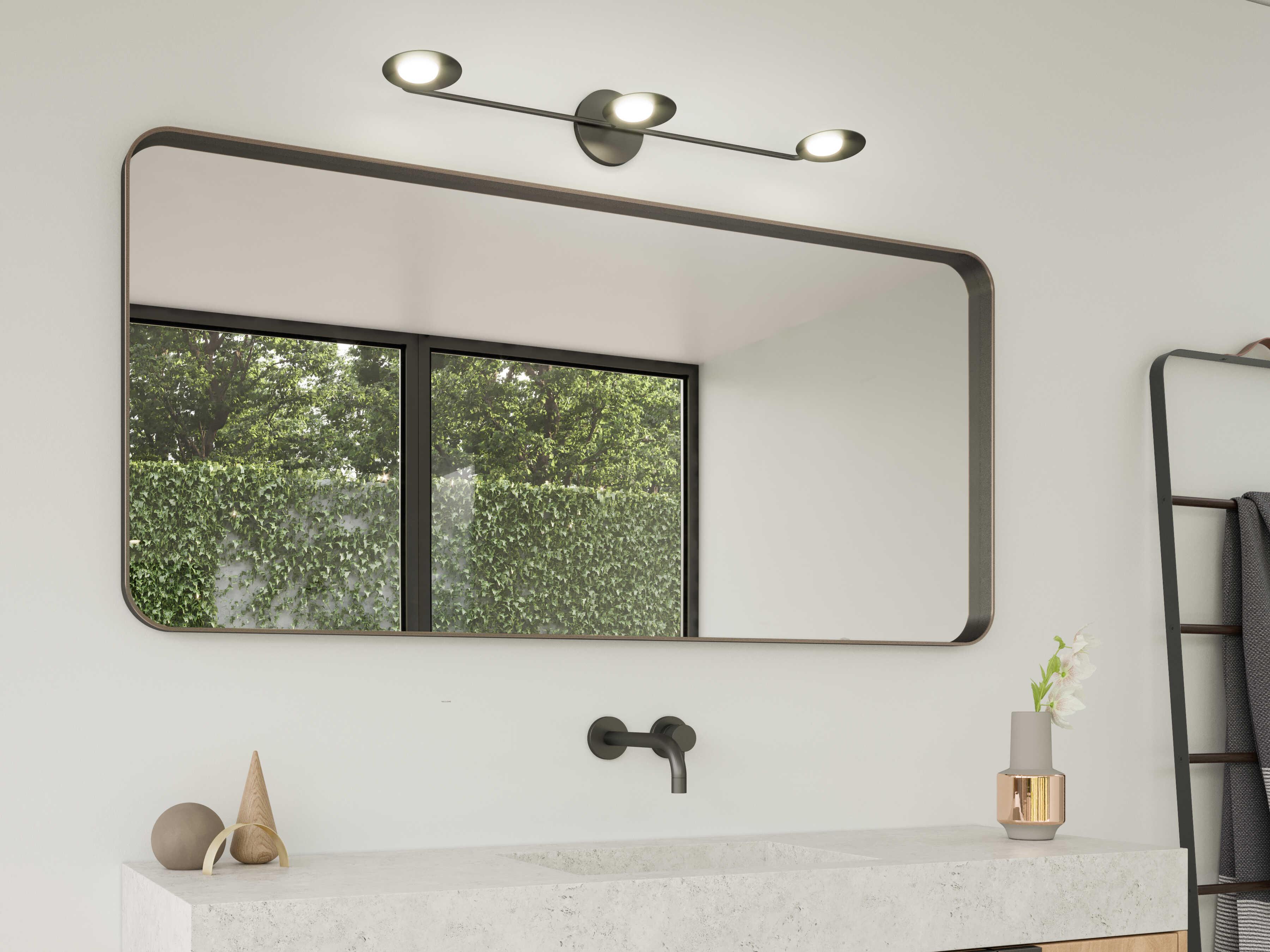 Kuzco Lighting Rotaire Black Vanity Light