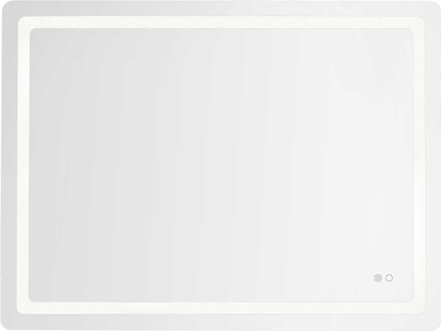 Kuzco Lighting Seneca Sandblasted Merc Edge Rectangular Wall Mirror