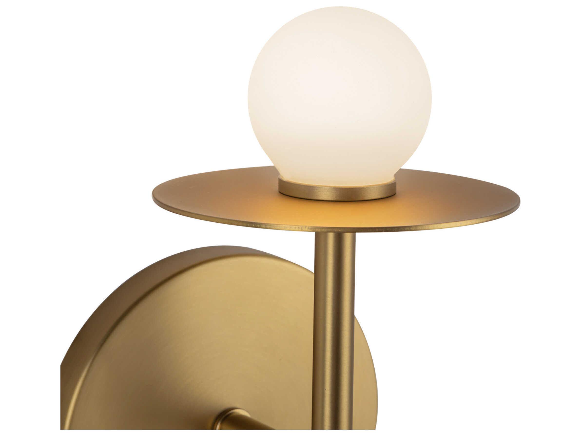 Kuzco Lighting Elixir Brushed Gold Wall Sconce