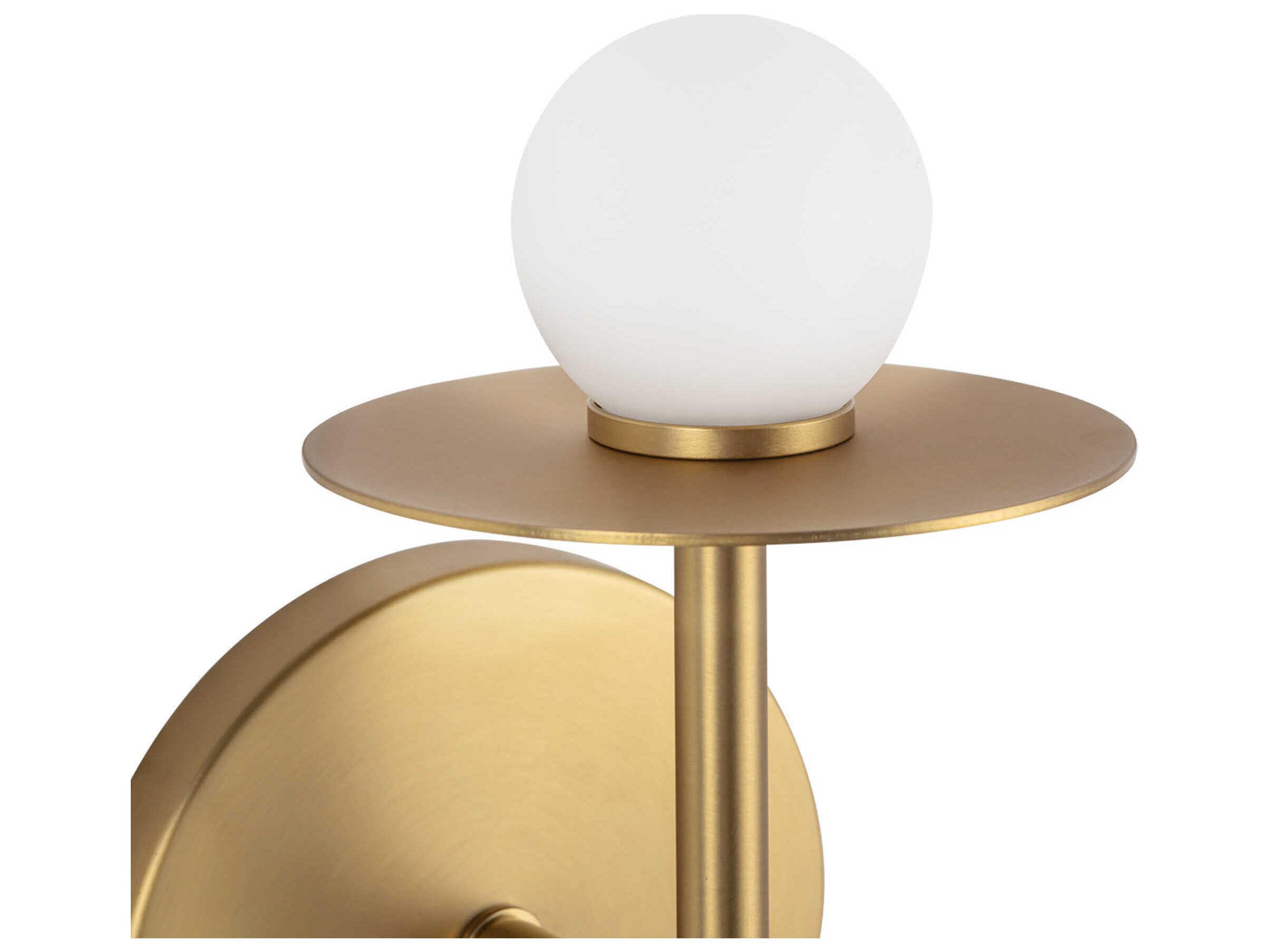 Kuzco Lighting Elixir Brushed Gold Wall Sconce