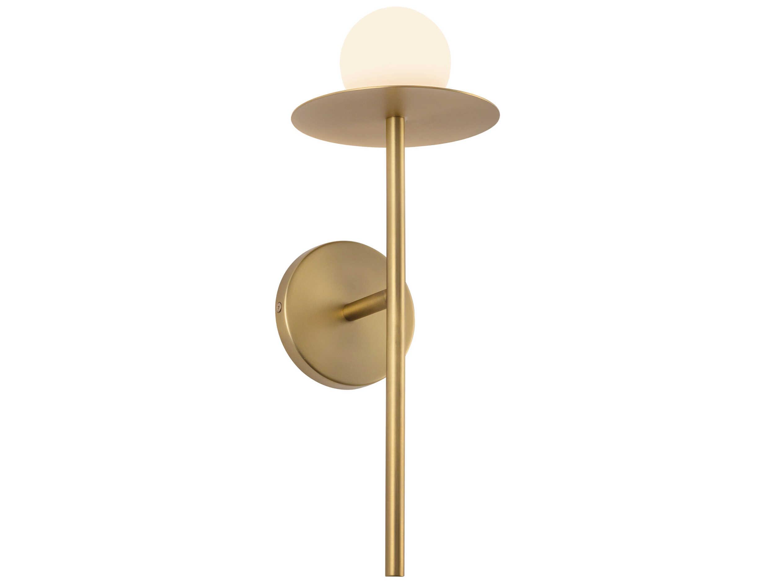 Kuzco Lighting Elixir Brushed Gold Wall Sconce