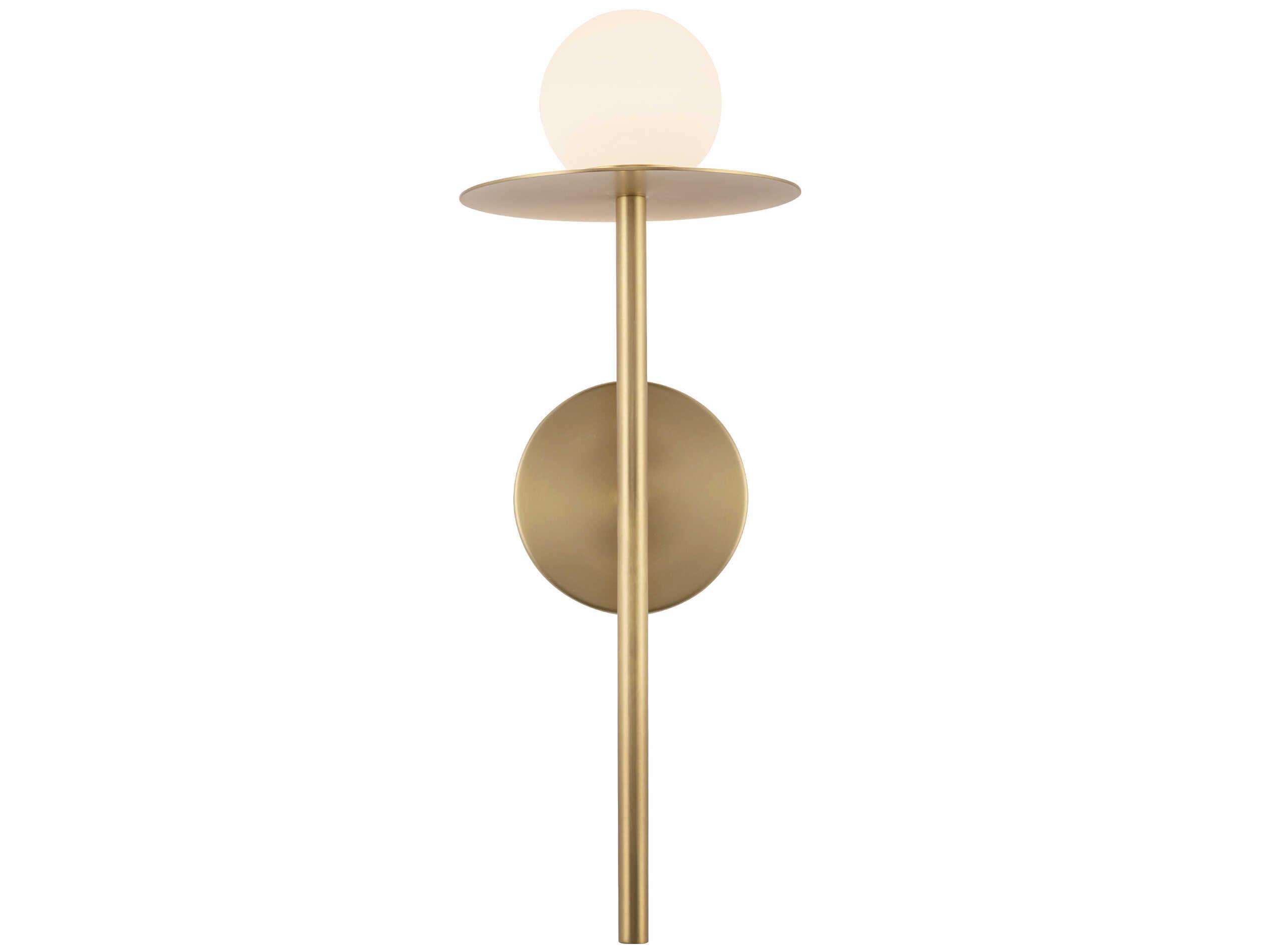 Kuzco Lighting Elixir Brushed Gold Wall Sconce