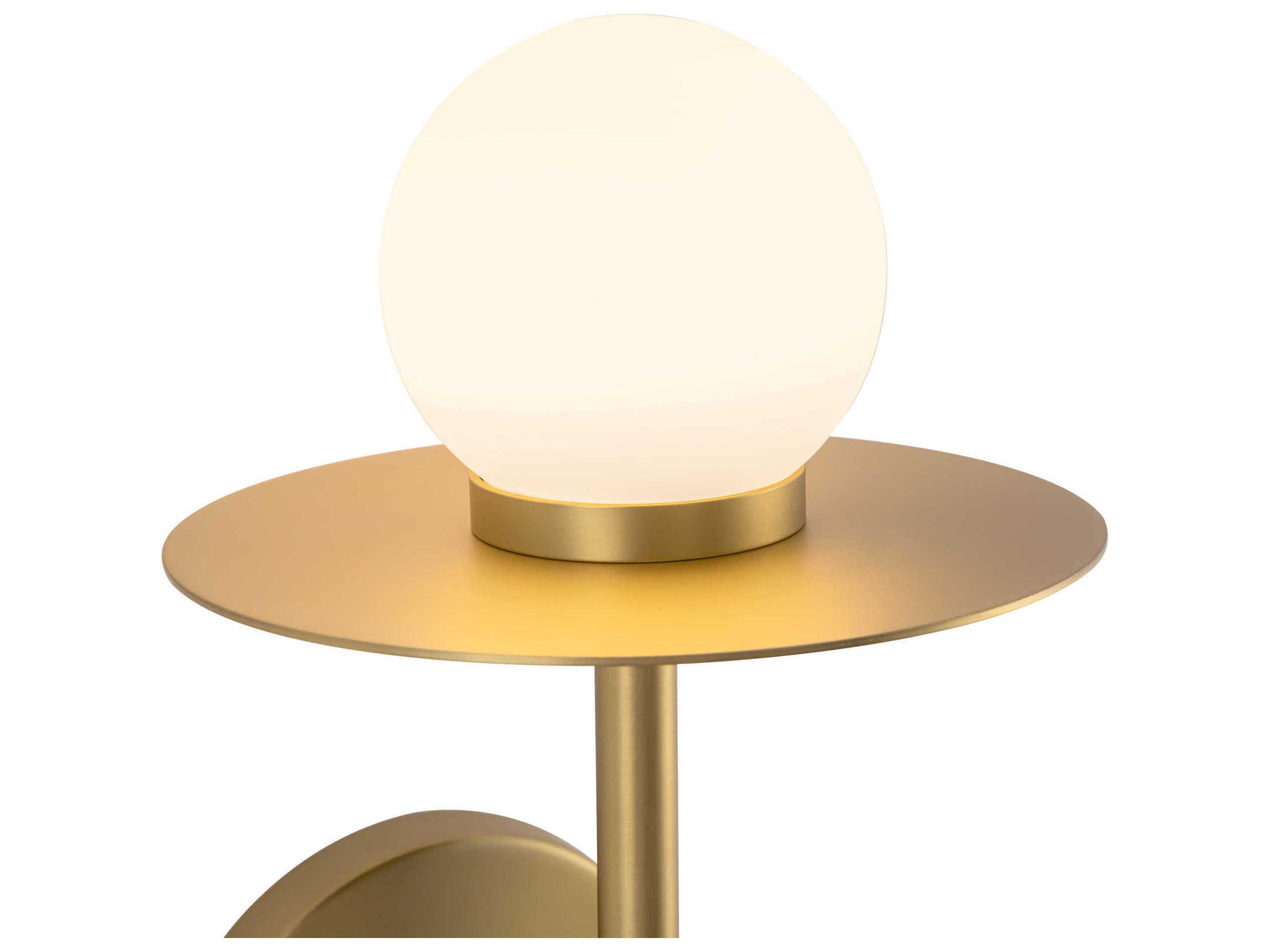 Kuzco Lighting Elixir Brushed Gold Wall Sconce