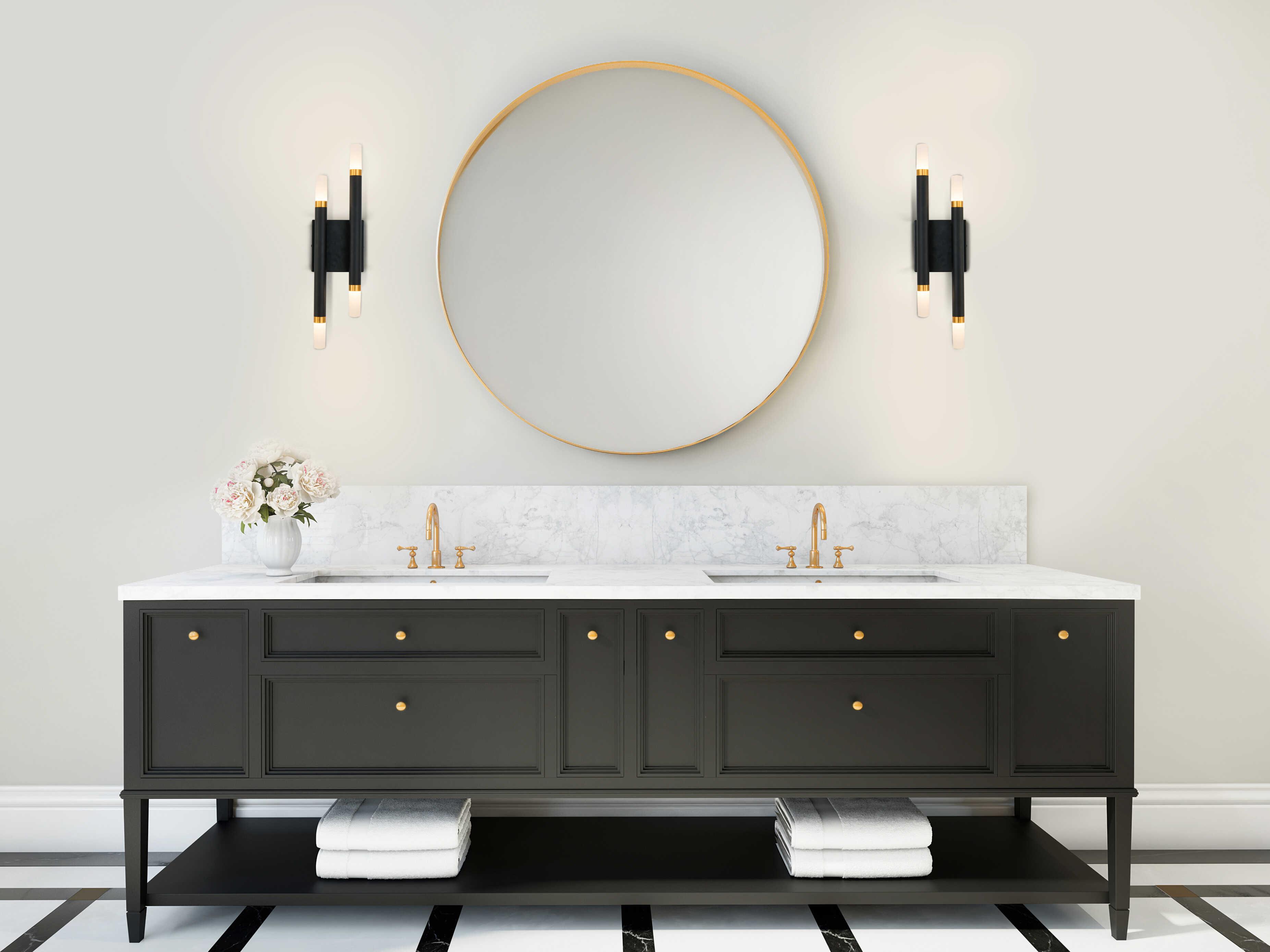 Kuzco Lighting Draven Black Wall Sconce