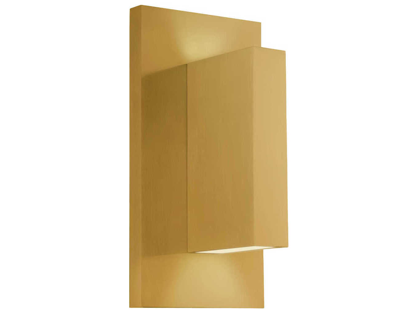 Kuzco Lighting Vista Brushed Gold Wall Sconce