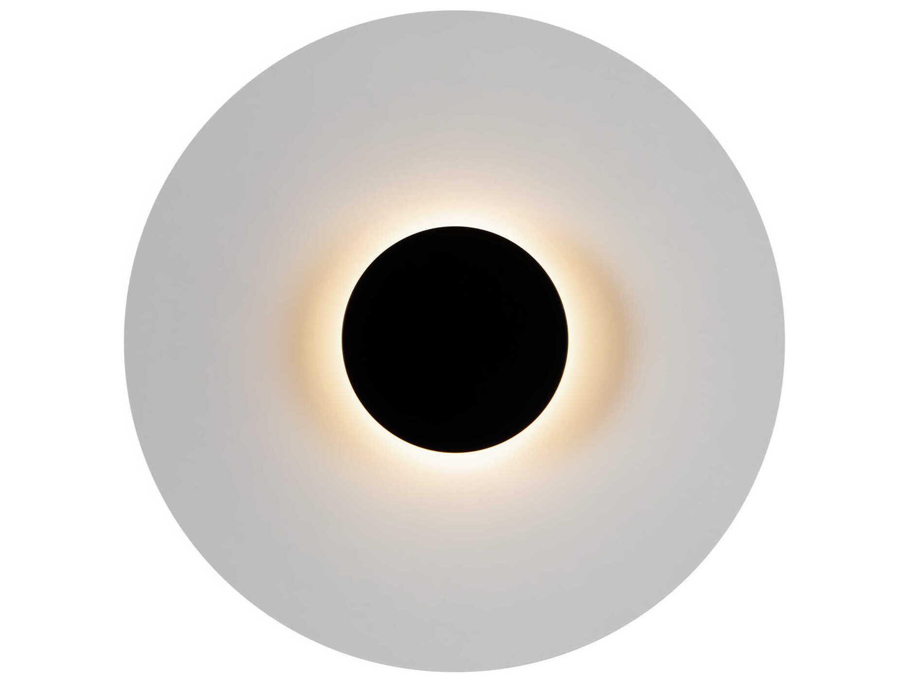 Kuzco Lighting Cruz Black White Wall Sconce