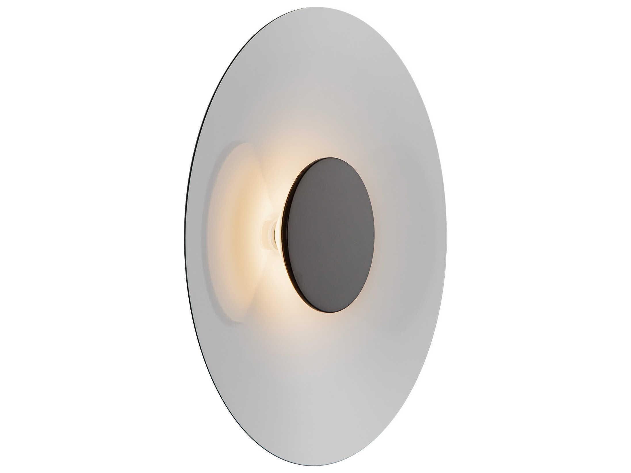 Kuzco Lighting Cruz Black White Wall Sconce