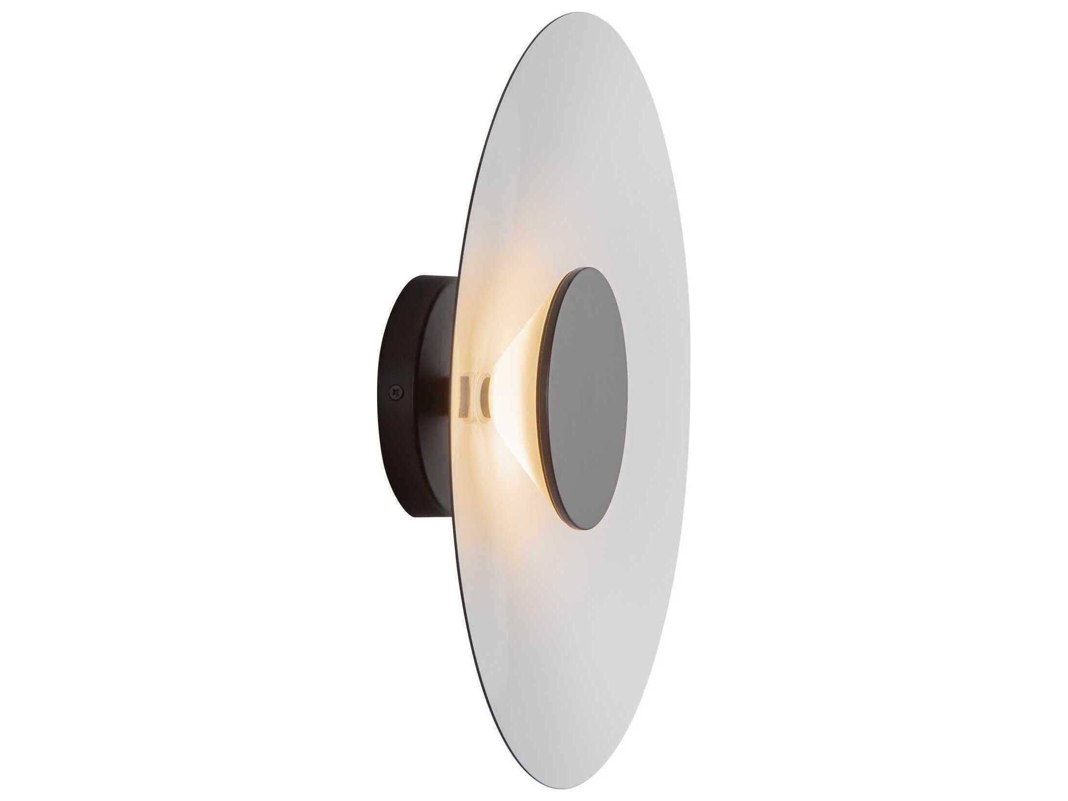 Kuzco Lighting Cruz Black White Wall Sconce