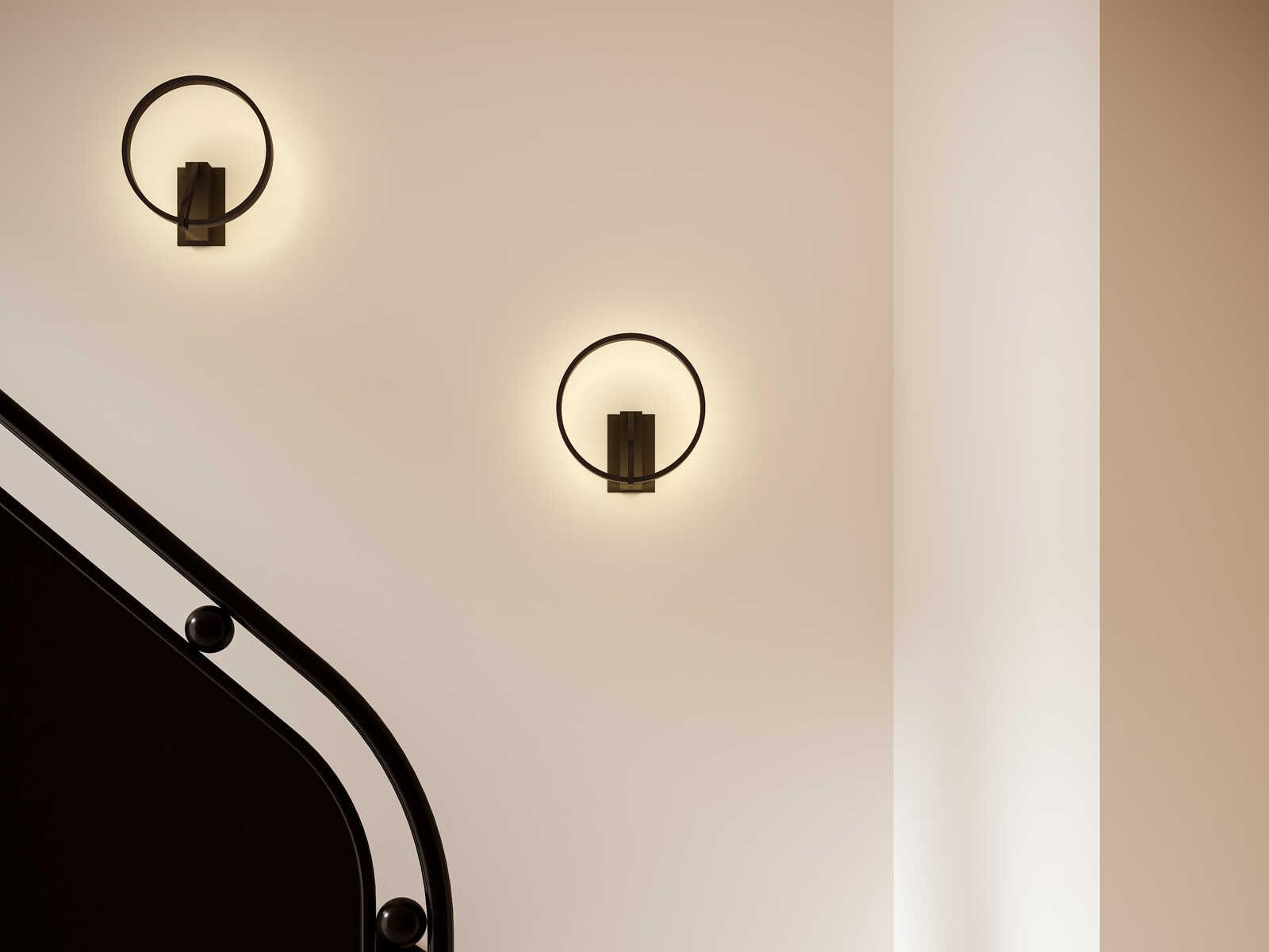 Kuzco Lighting Roda Black Wall Sconce