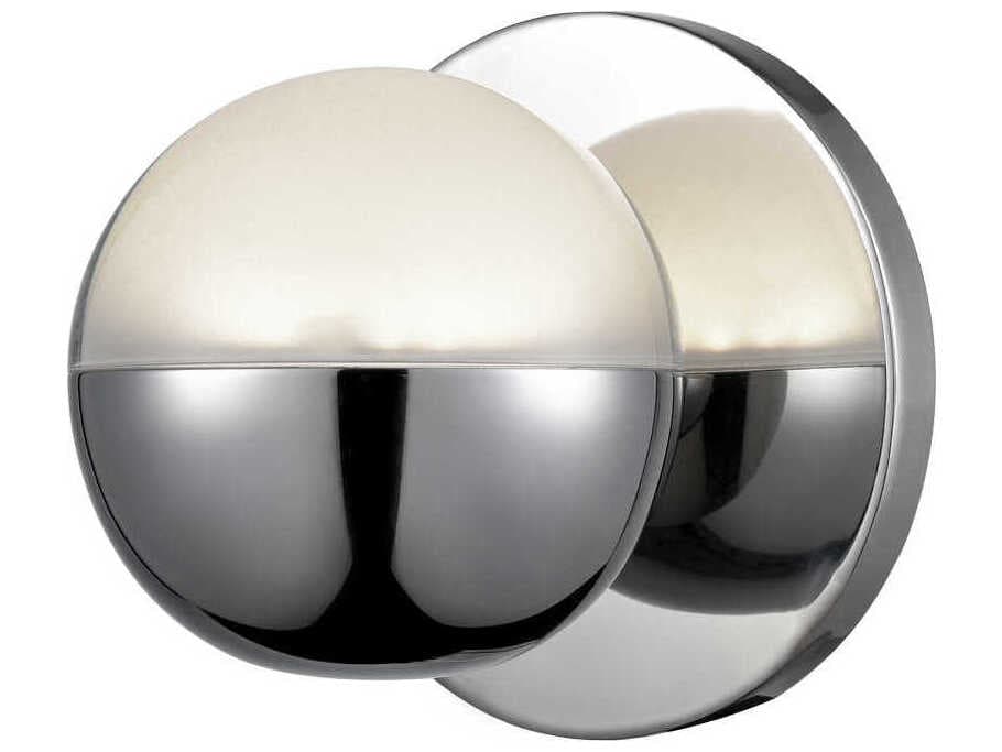 Kuzco Lighting Pluto Chrome Wall Sconce
